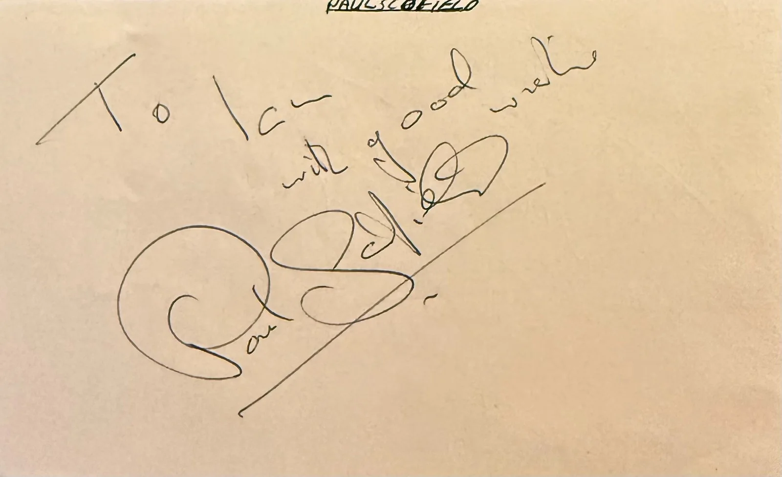 Ingrid Bergman, Paul Scofield — INGRID BERGMAN & PAUL SCOFIELD Dual Signed Autographed 3x5 ALBUM PAGE CASABLANCA, изображение 2