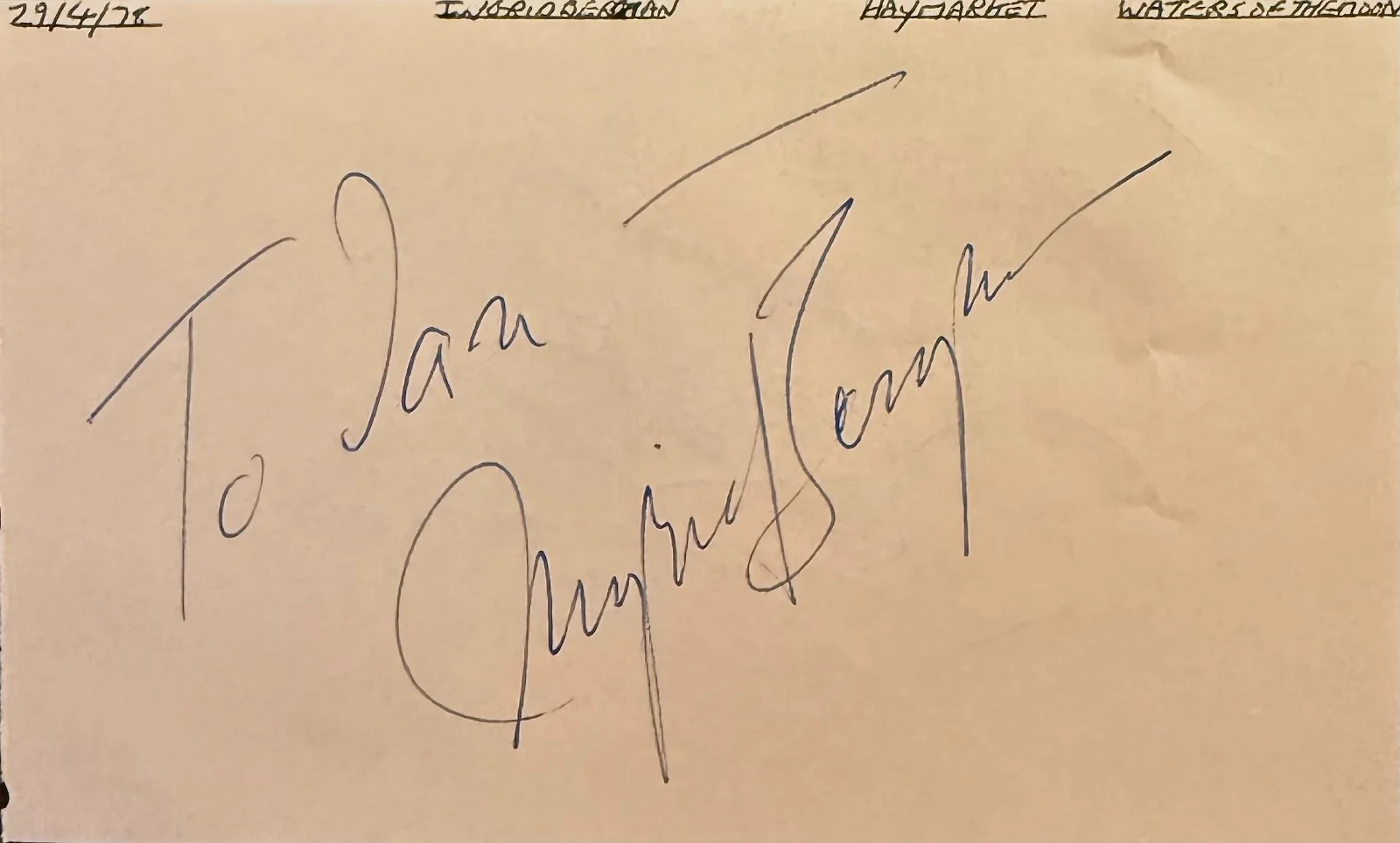 Ingrid Bergman, Paul Scofield — INGRID BERGMAN & PAUL SCOFIELD Dual Signed Autographed 3x5 ALBUM PAGE CASABLANCA, изображение 3