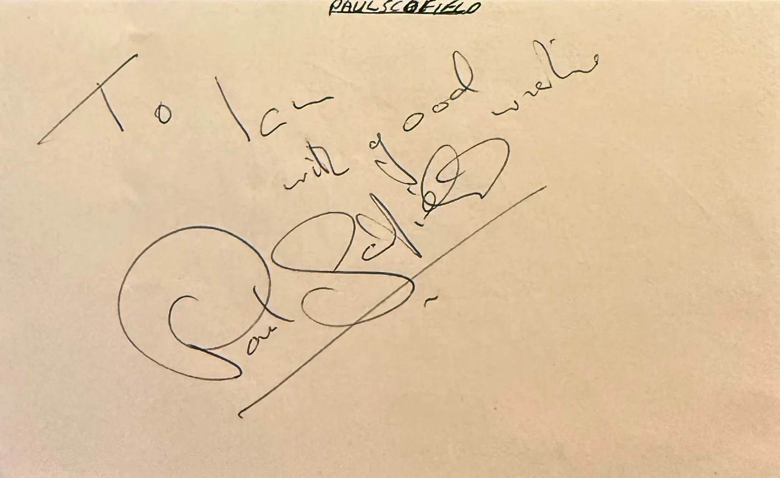 Ingrid Bergman, Paul Scofield — INGRID BERGMAN & PAUL SCOFIELD Dual Signed Autographed 3x5 ALBUM PAGE CASABLANCA, изображение 4