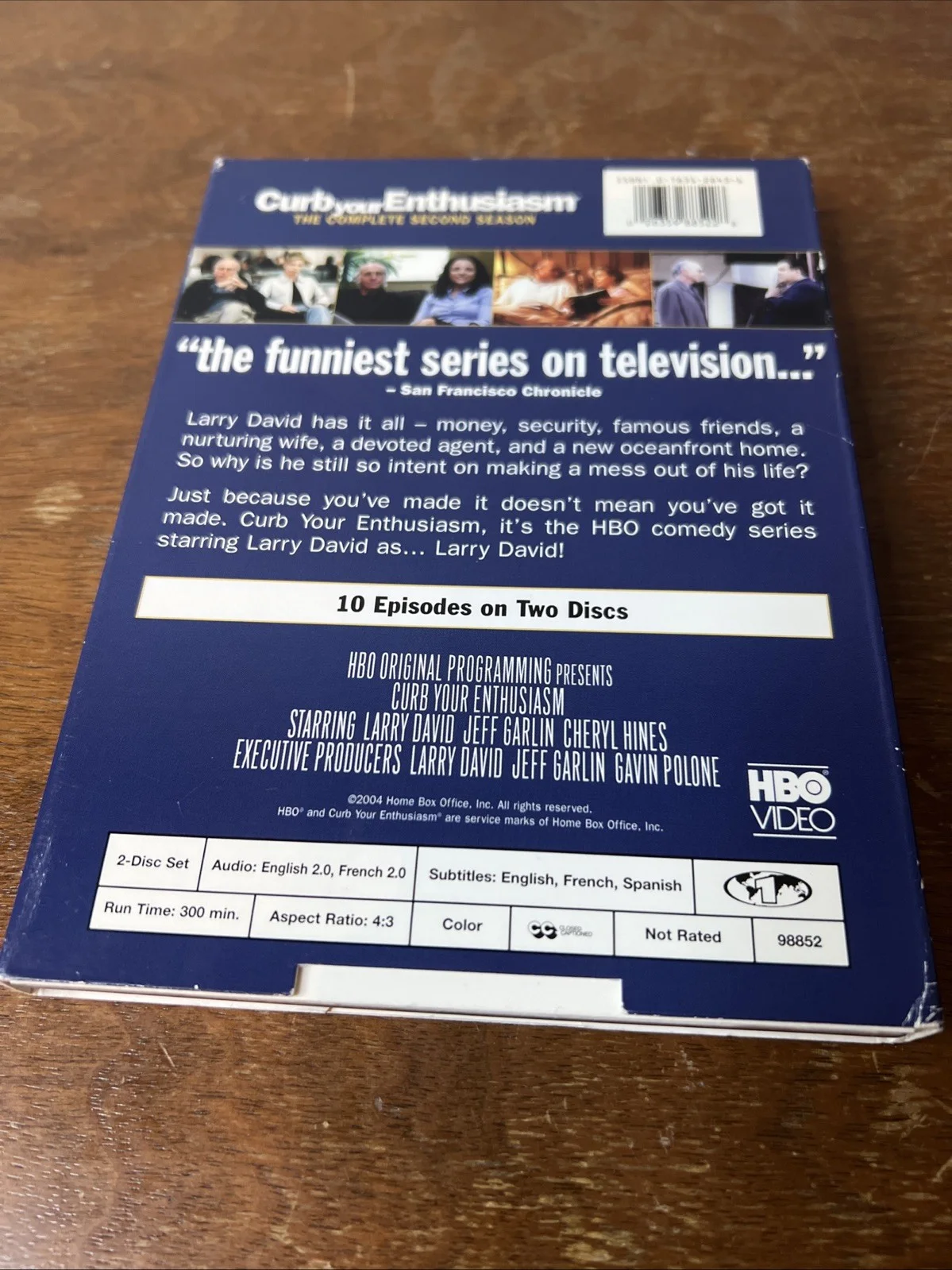 Larry David — Curb Your Enthusiasm Second Season SIGNED by Larry David, image 2