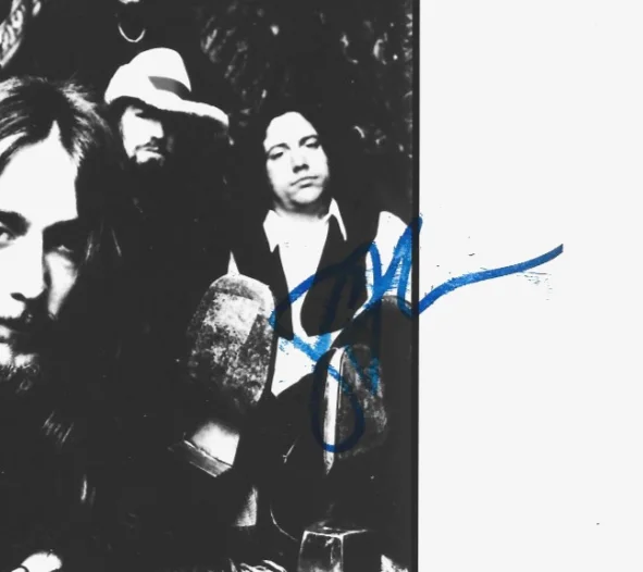 Steve Gorman of The Black Crowes hand SIGNED 1994 Promo Photo COA Autographed, изображение 2