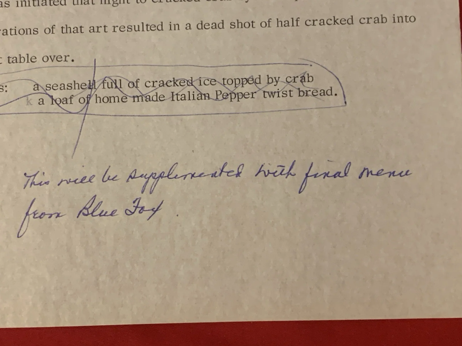 Vincent Price — Vincent Price Estate Annotated Page From “A Treasury Of Great Recipes!” 22f, image 2