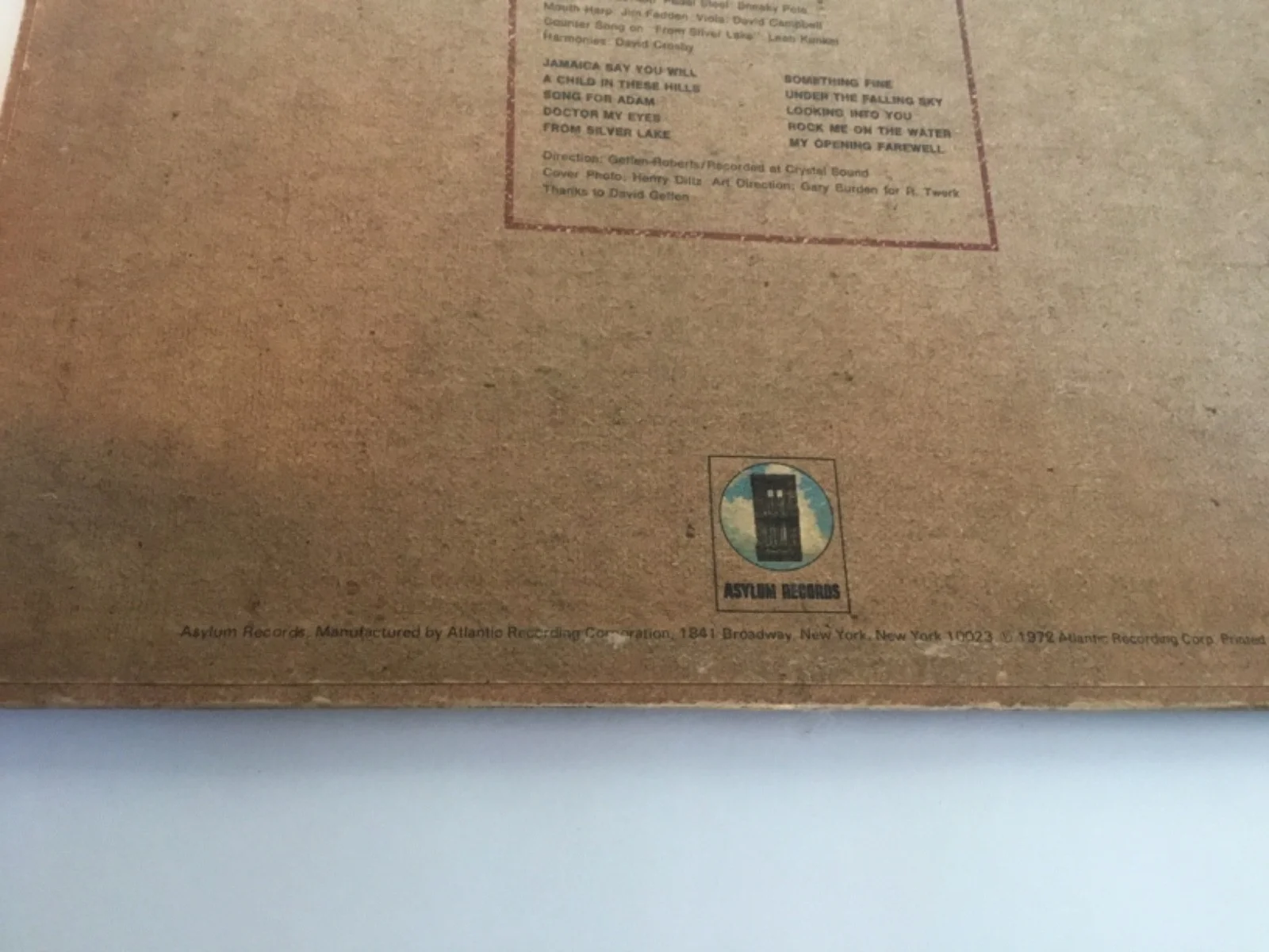 JACKSON BROWNE SIGNED ALBUM VINYL “SATURATE BEFORE USING “ AUTOGRAPHED, image 4