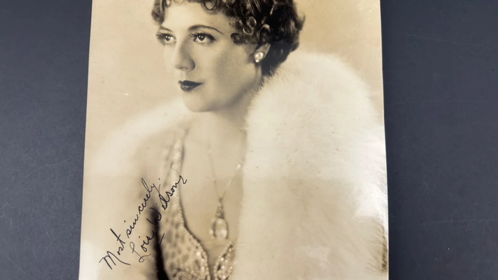 Historic Silent Film Star Lois Wilson Hand Autographed Black & White Photo, изображение 4