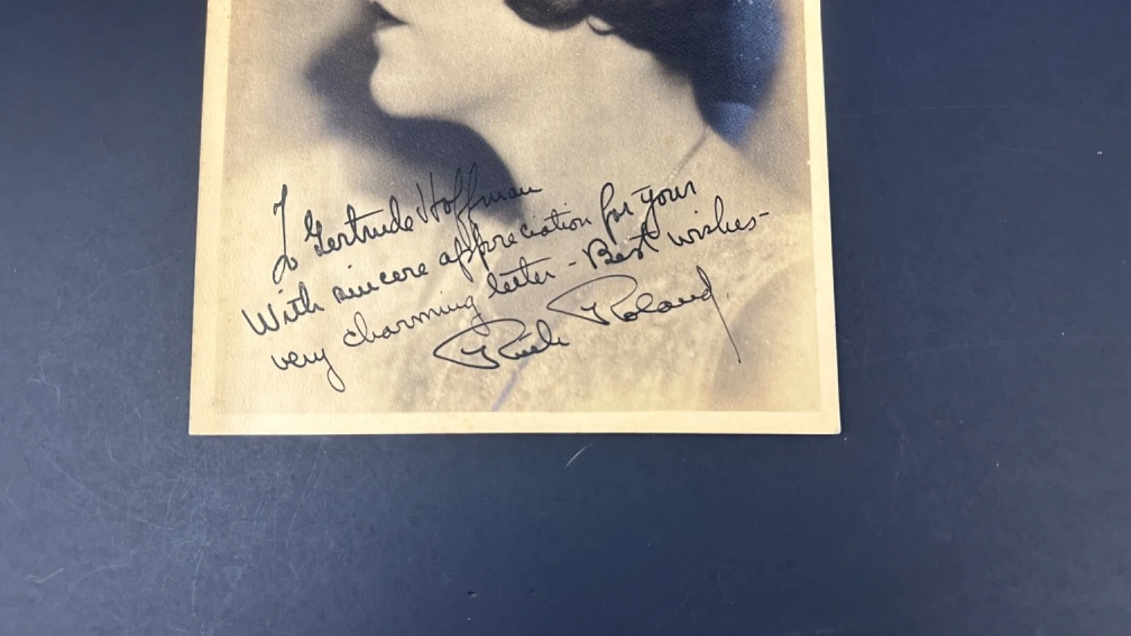 Ruth Roland Silent Film Star, Hand Autographed Black and White, изображение 4
