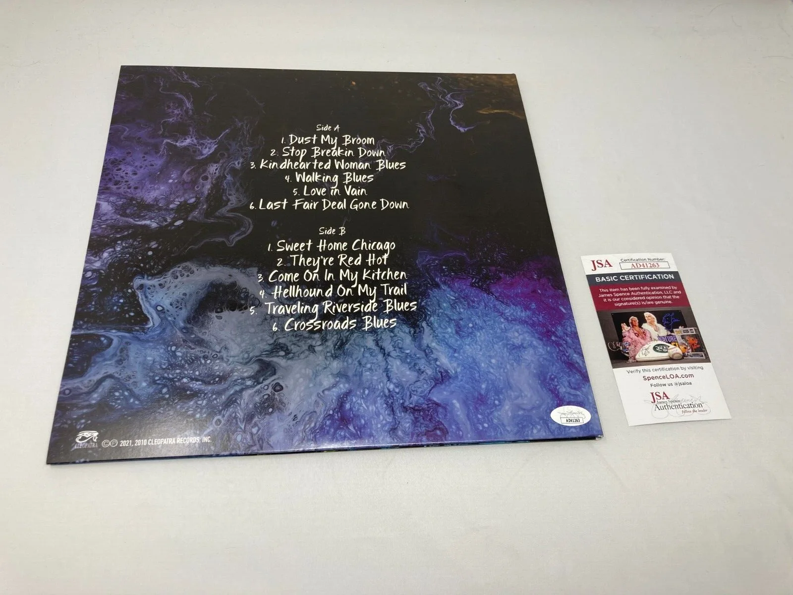 Todd Rundgren signed Johnson Album JSA COA, image 2
