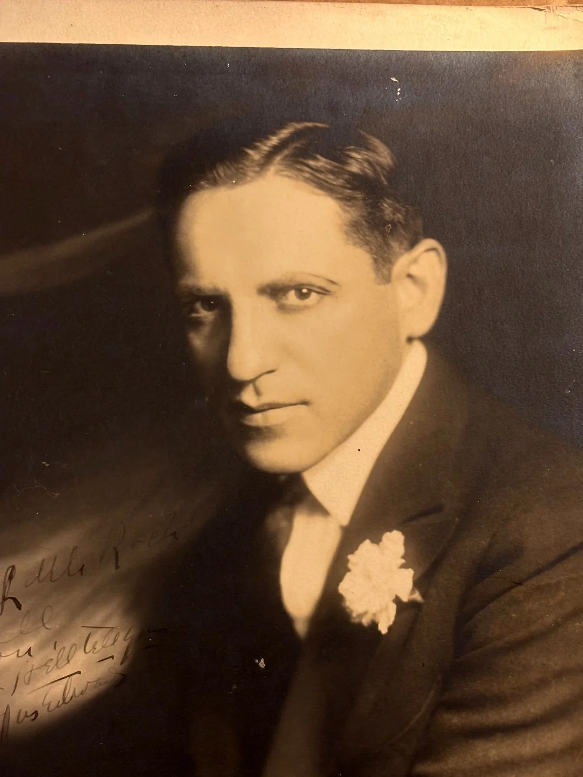 Gus Edwards Very Rare Very Early Autographed Oversize 11/14 Photo The Star Maker, image 4