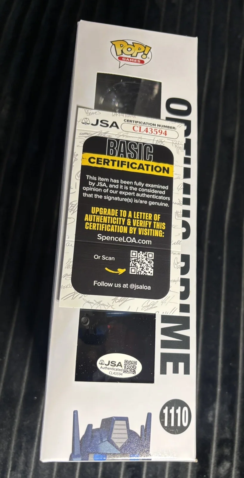 mark wahlberg — Mark Wahlberg Signed Transformers Funko Pop JSA COA Auto Optimus Prime Jumbo TED, изображение 2