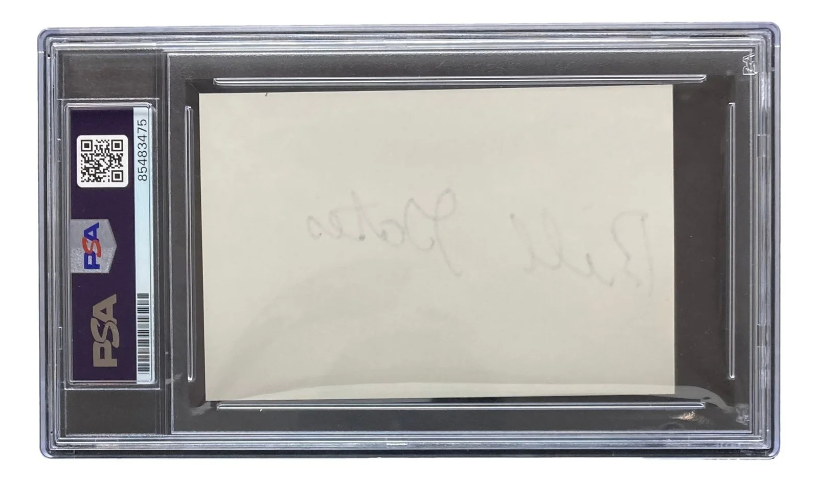 Bill Gates — Bill Gates Microsoft Signed Slabbed Cut Signature PSA, image 2