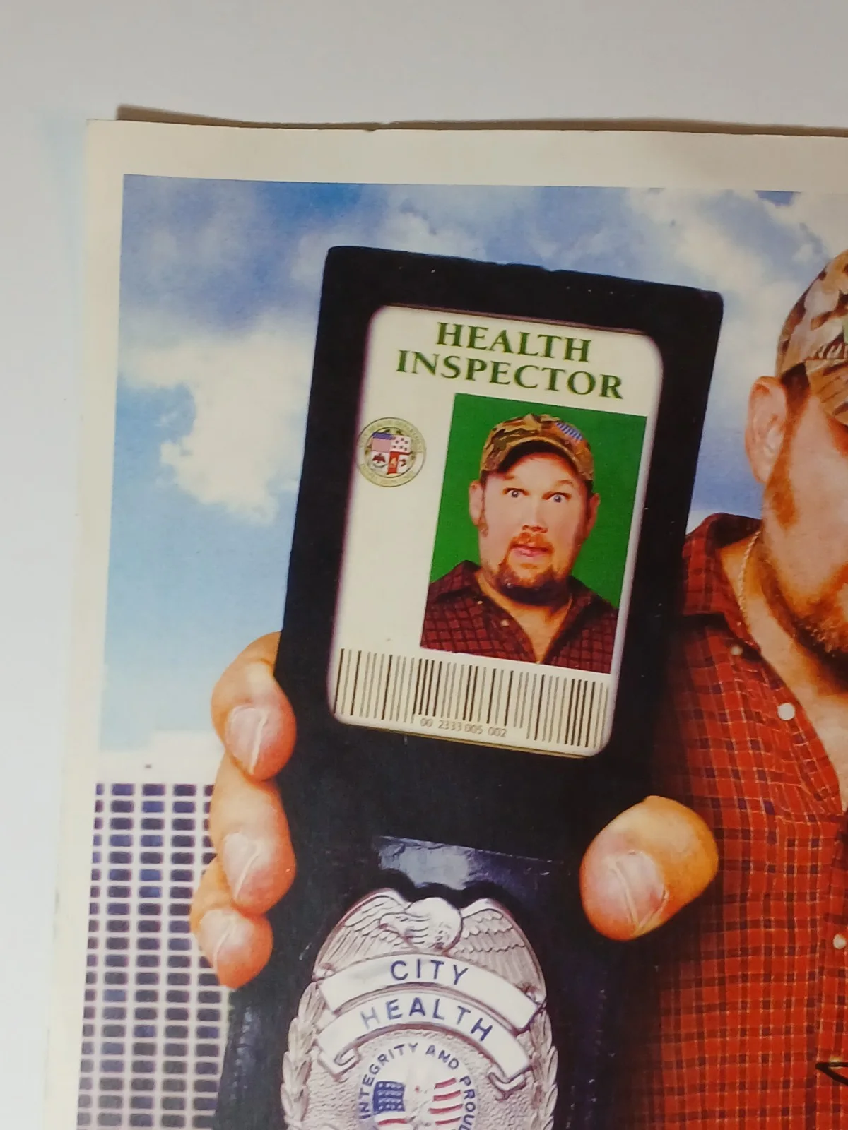 Larry The Cable Guy Autographed Movie Poster Health Inspector 11x17 Signed Auto, изображение 3