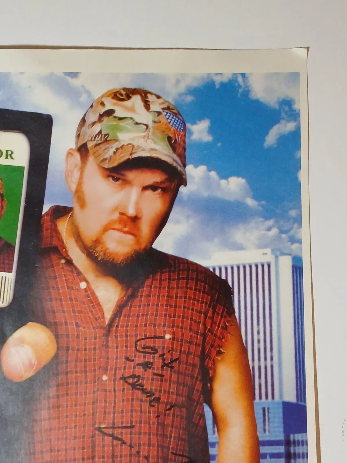 Larry The Cable Guy Autographed Movie Poster Health Inspector 11x17 Signed Auto, изображение 4