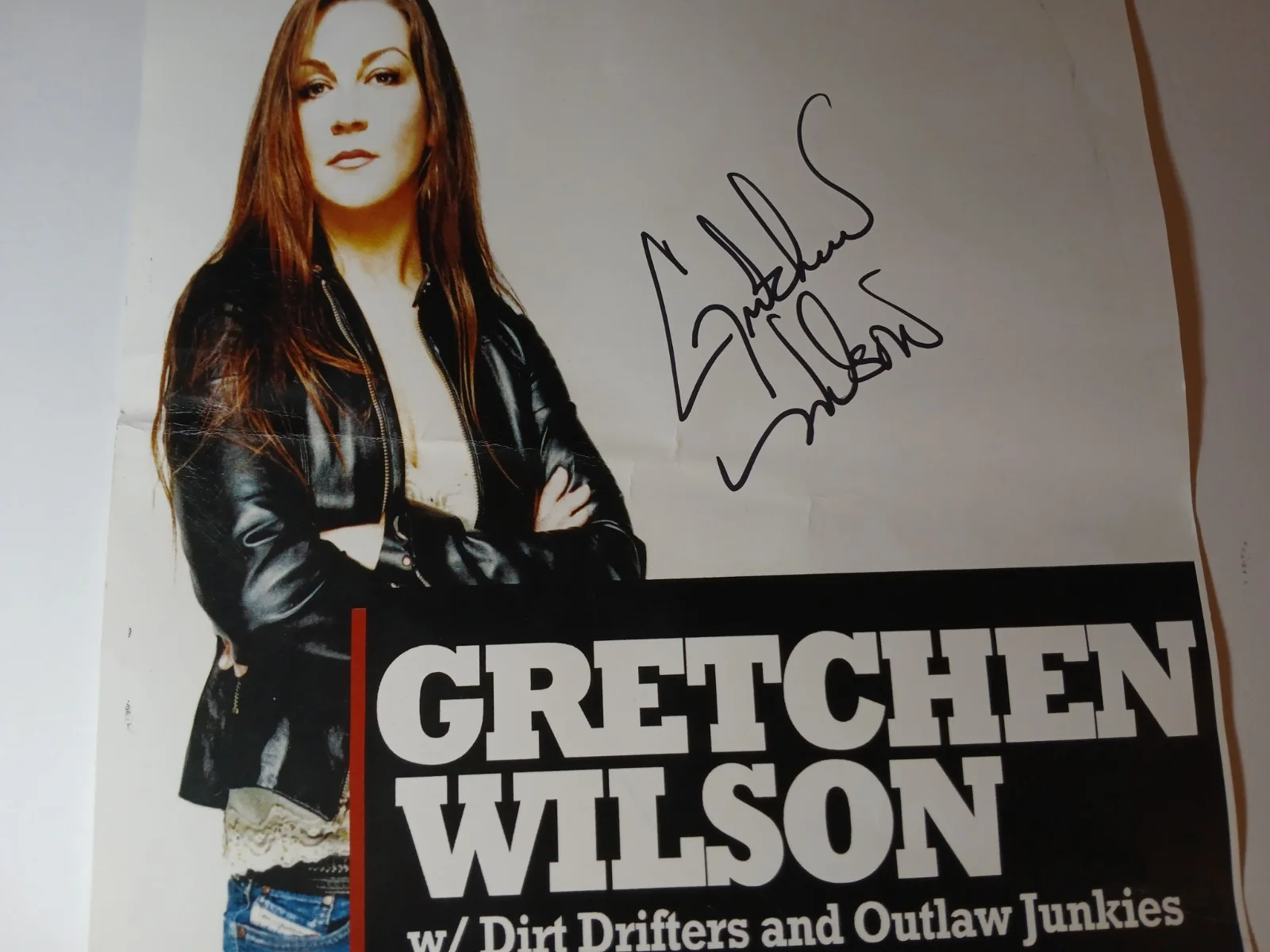 Gretchen Wilson Autographed Country Music Concert Poster Signed Concert Poster, изображение 5