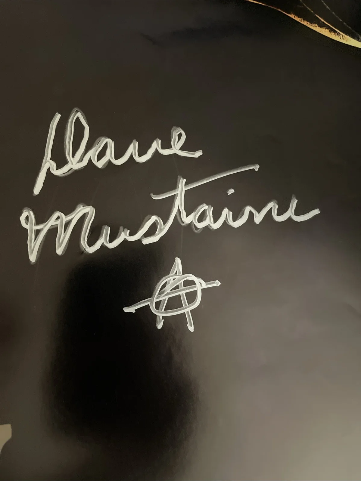 Megadeth Dave Mustaine Signed Venue Poster 8/22/23 Paris France Autographed, изображение 2