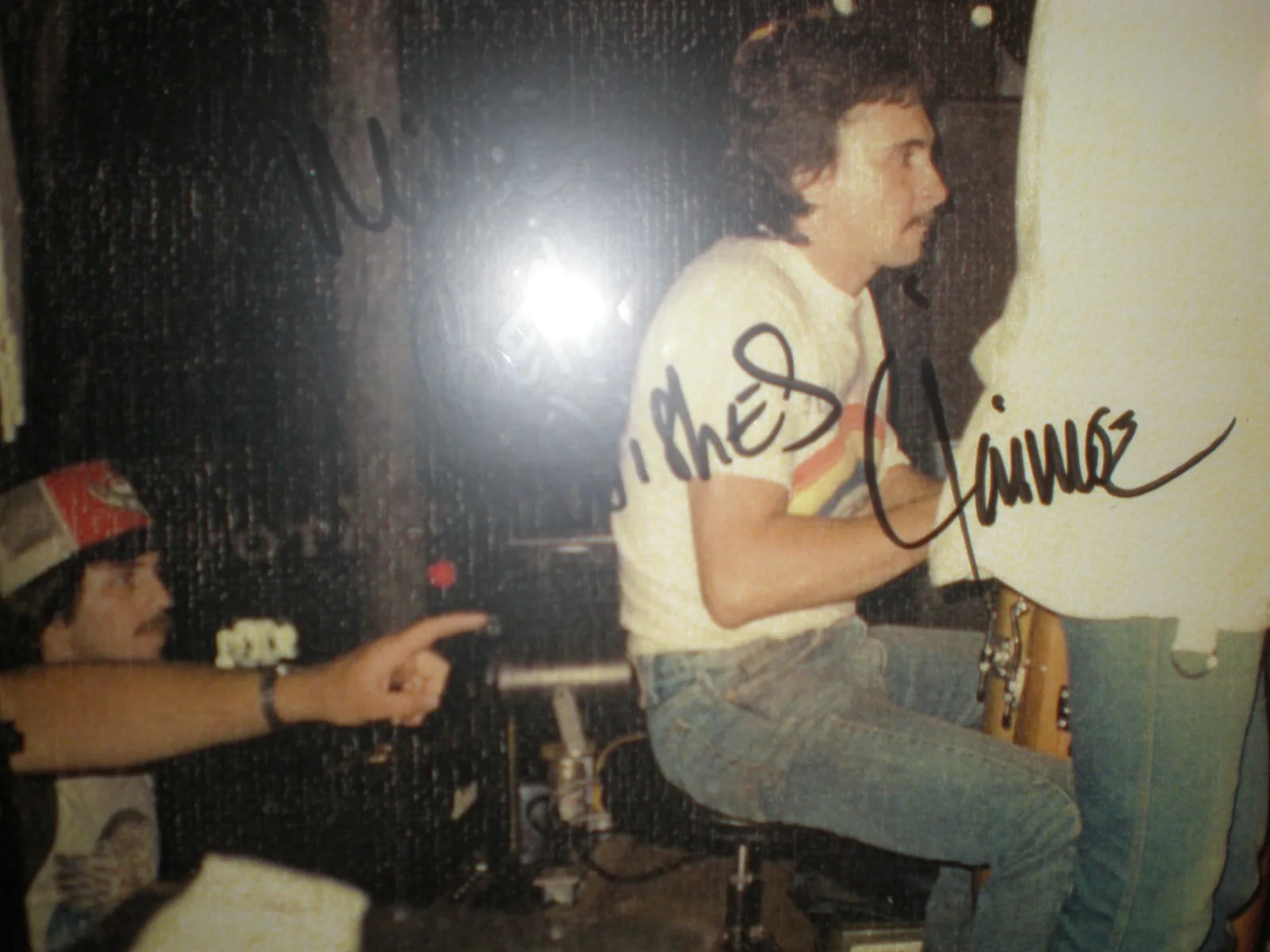 JAIMOE JOHANSON AUTOGRAPHED COLOR PHOTO ALLMAN BROTHERS DRUMMER 14.5" X 11.5", изображение 2