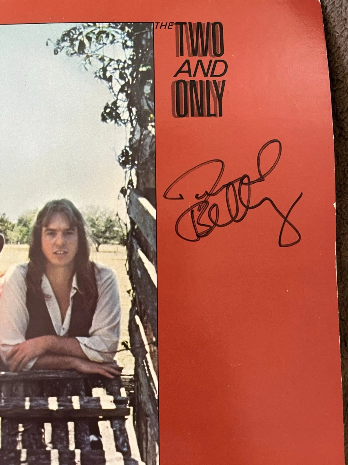 Bellamy Brothers Autographed Two and Only Vinyl LP Record Album, image 2
