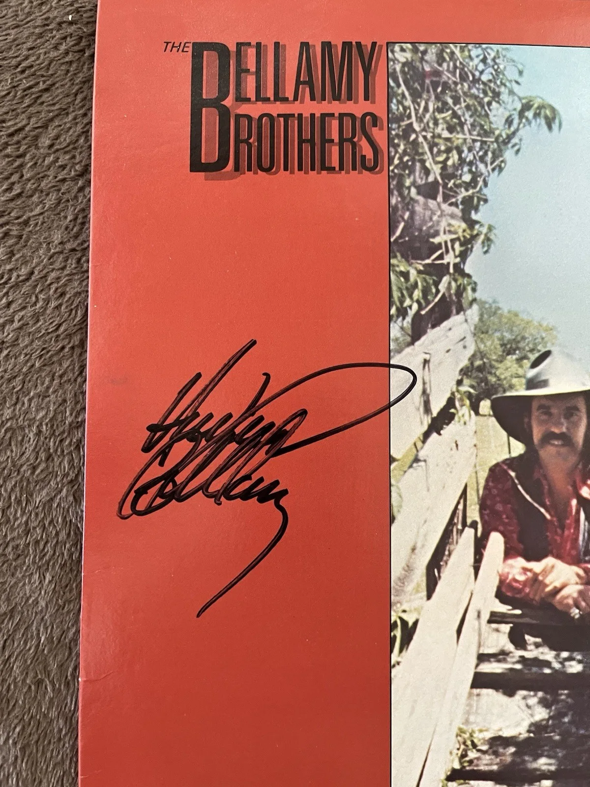 Bellamy Brothers Autographed Two and Only Vinyl LP Record Album, image 3