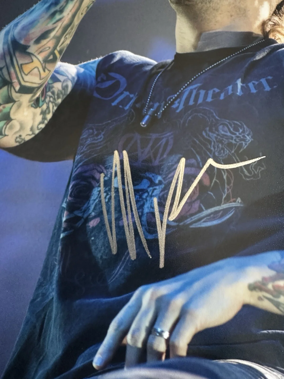 Autographed M Shadows Avenged Sevenfold 8 X 10 Photo, image 3