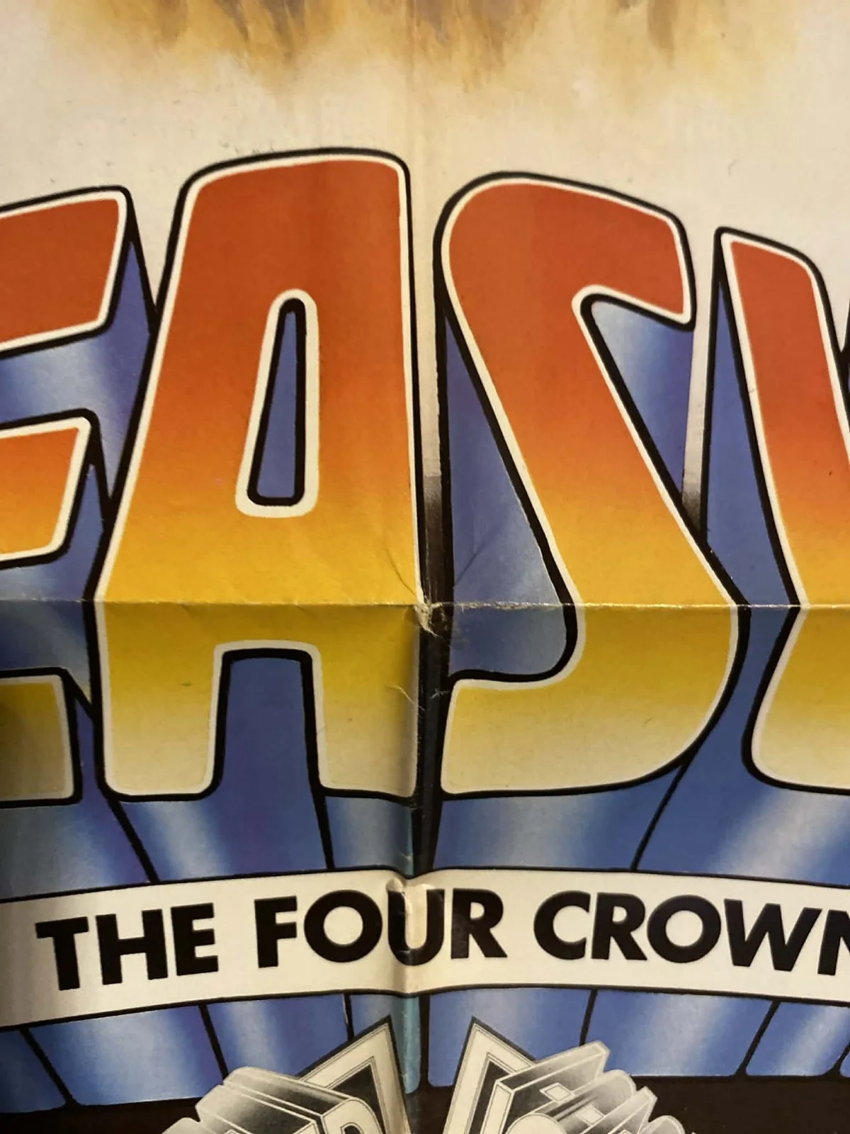 TREASURE OF THE FOUR CROWNS US ONE SHEET POSTER CANNON TONY ANTHONY 3D 1983, image 4