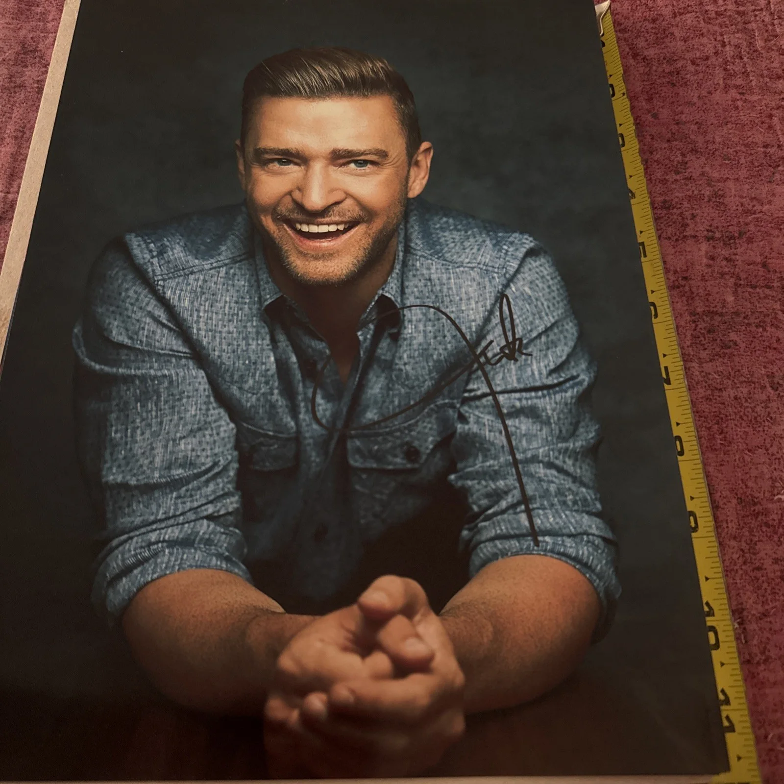 JUSTIN TIMBERLAKE Autographed signed photo, image 2