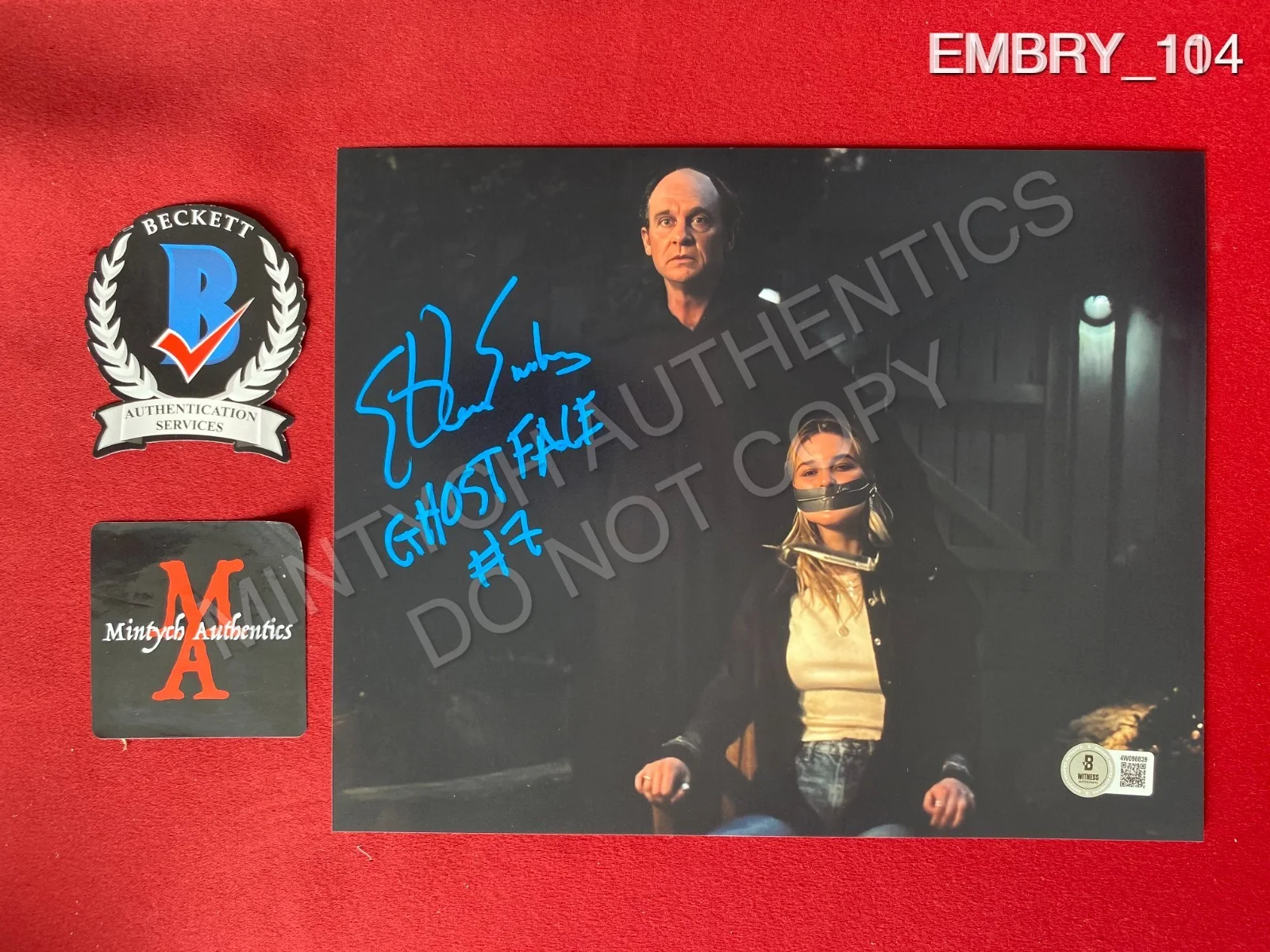 Ethan Embry — Ethan Embry autographed signed 8x10 photo Scream 7 Marco Beckett COA