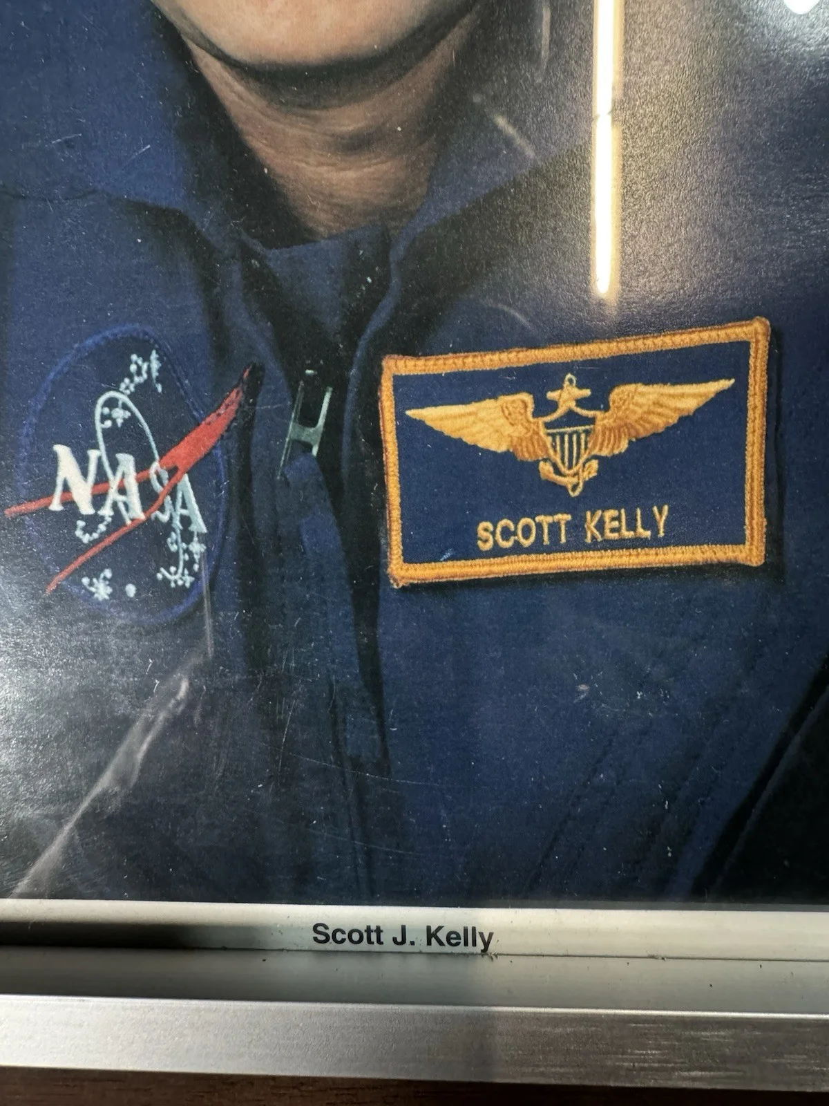 Scott Kelly — Scott Kelly USA NASA Space Astronaut Signed Autographed 8x10 Photo Framed No Coa, изображение 3