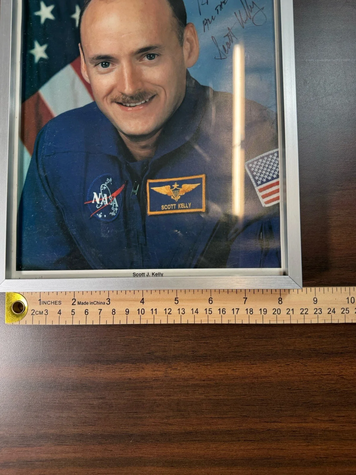 Scott Kelly — Scott Kelly USA NASA Space Astronaut Signed Autographed 8x10 Photo Framed No Coa, изображение 4