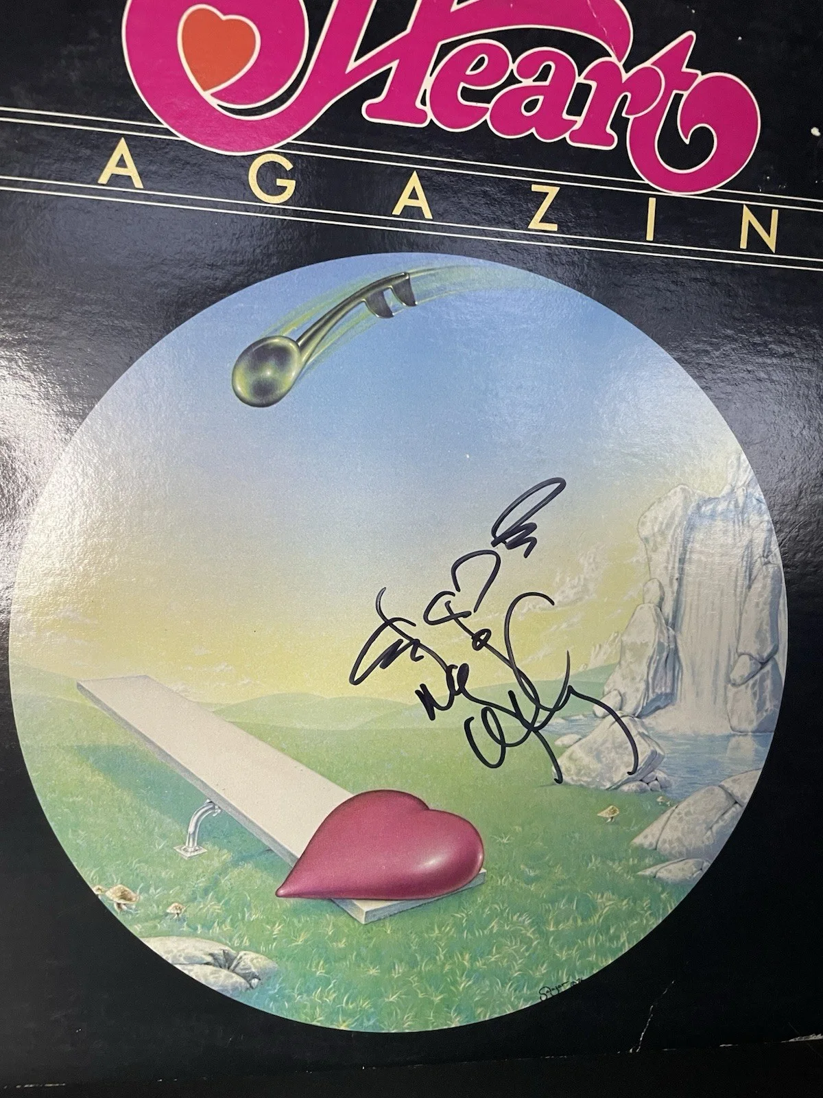 Heart Nancy Wilson Signed Magazine Album Vinyl Record, image 2