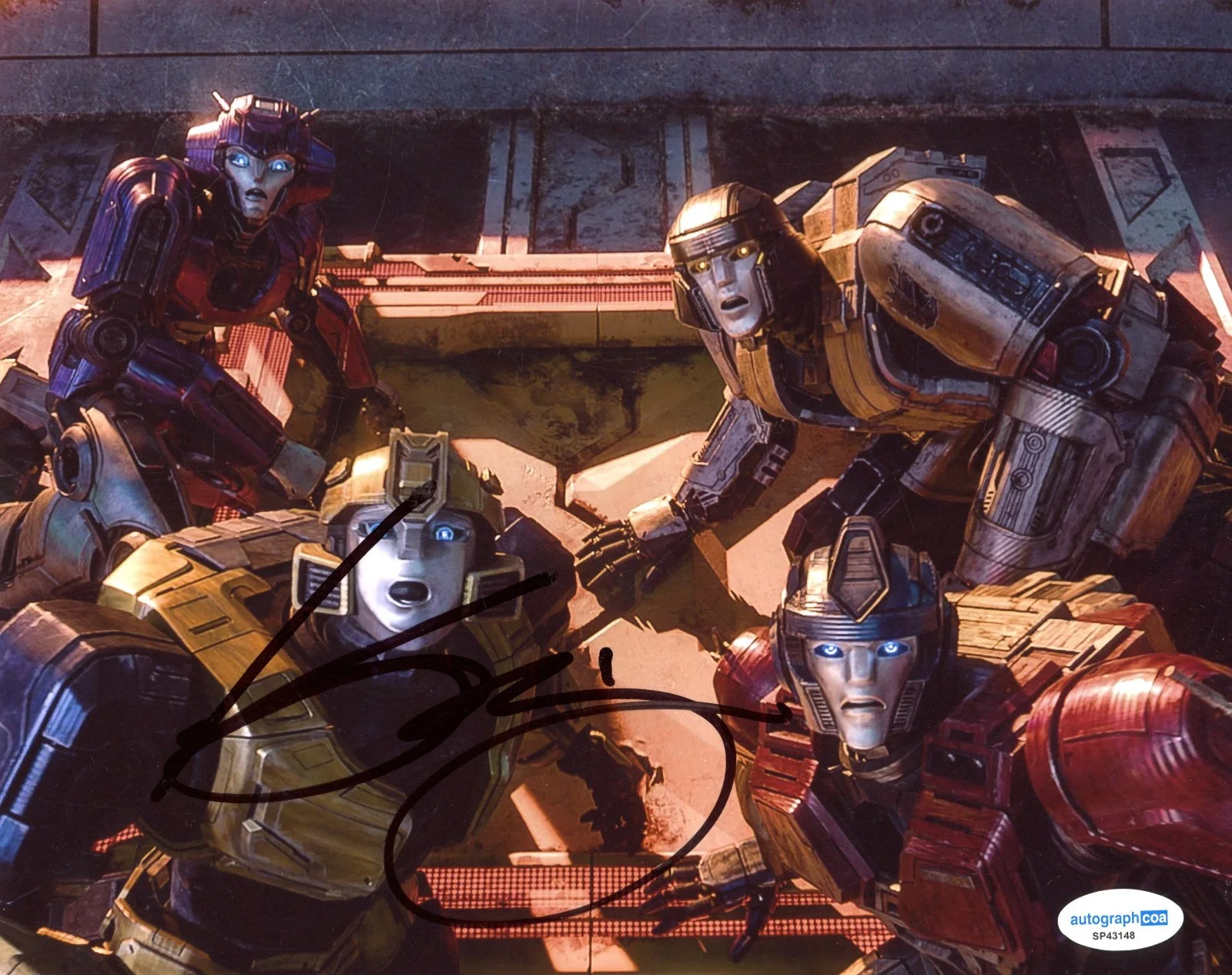 Keegan-Michael Key — Keegan-Michael Key Signed TRANSFORMERS ONE Bumblebee 8x10 Photo PROOF ACOA E, image 2