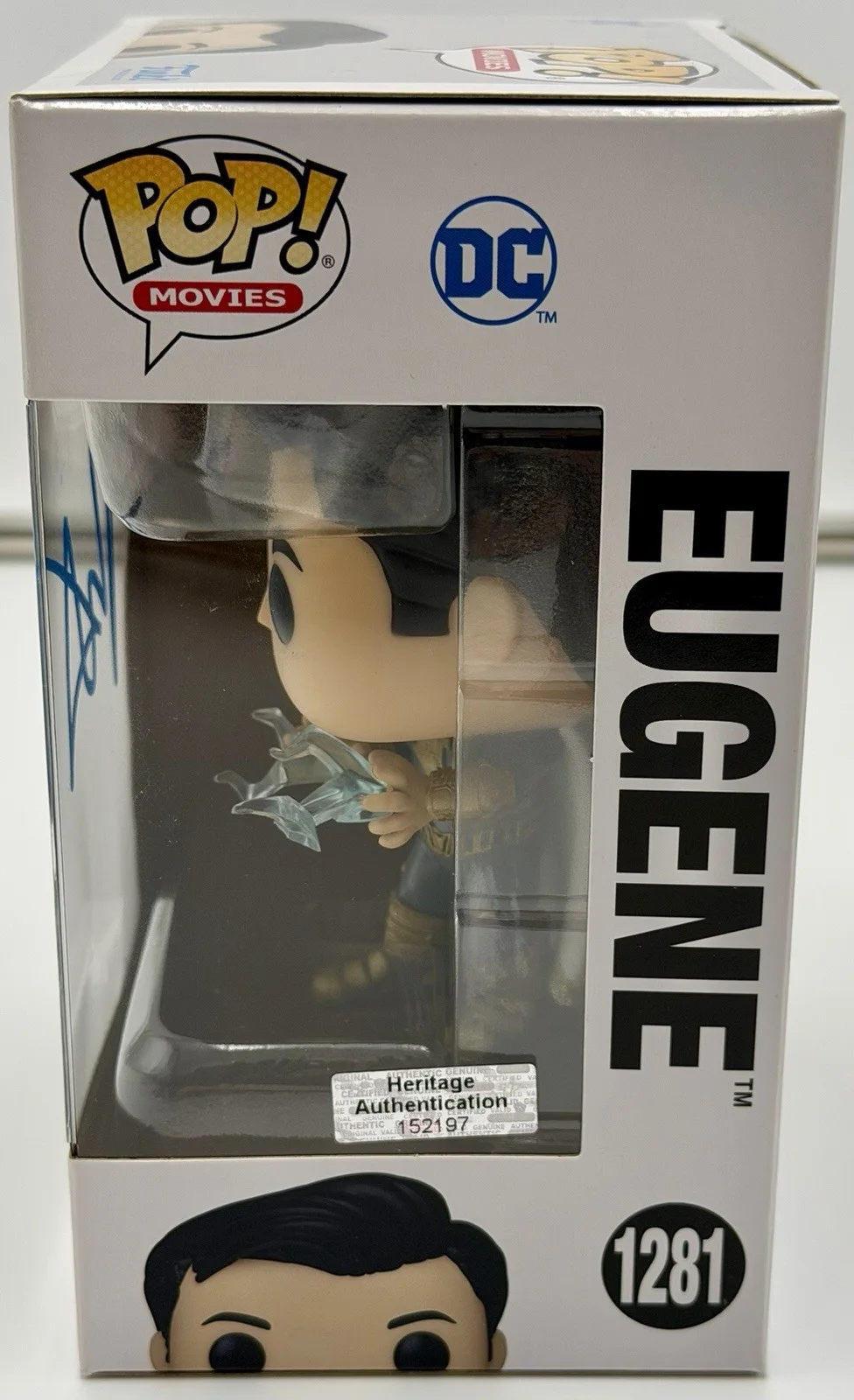 Ross Butler — Ross Butler Signed Eugene Funko Pop DC Shazam! FOTG #1281 HA COA w/protector, image 3
