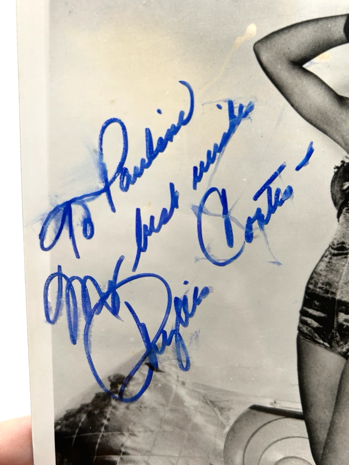 Phyllis Coates — PHYLLIS COATES SEXY SIGNED PHOTO & LETTER Original Autographs LOIS LANE Actress, image 3