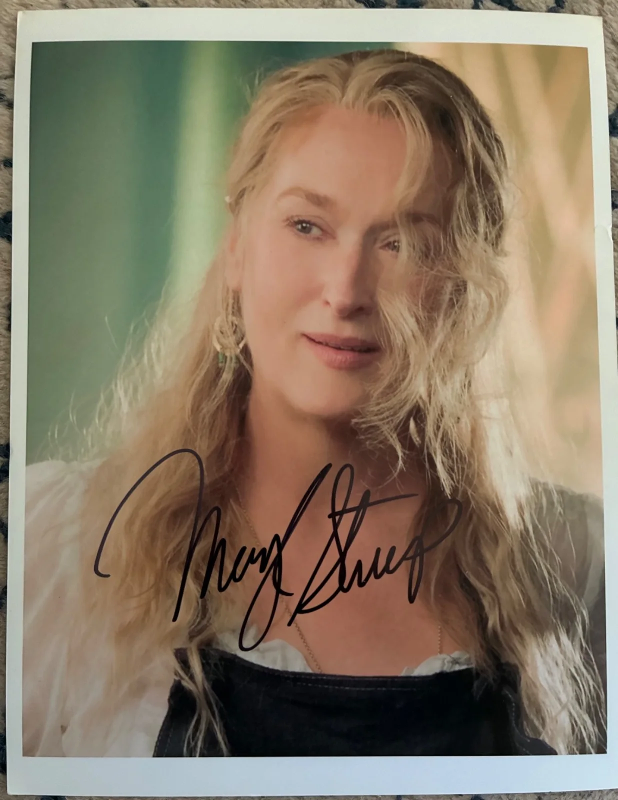 Meryl Streep — MERYL STREEP Signed 8x10 MAMMA MIA! Authentic Autograph Donna Sheridan +4 photos
