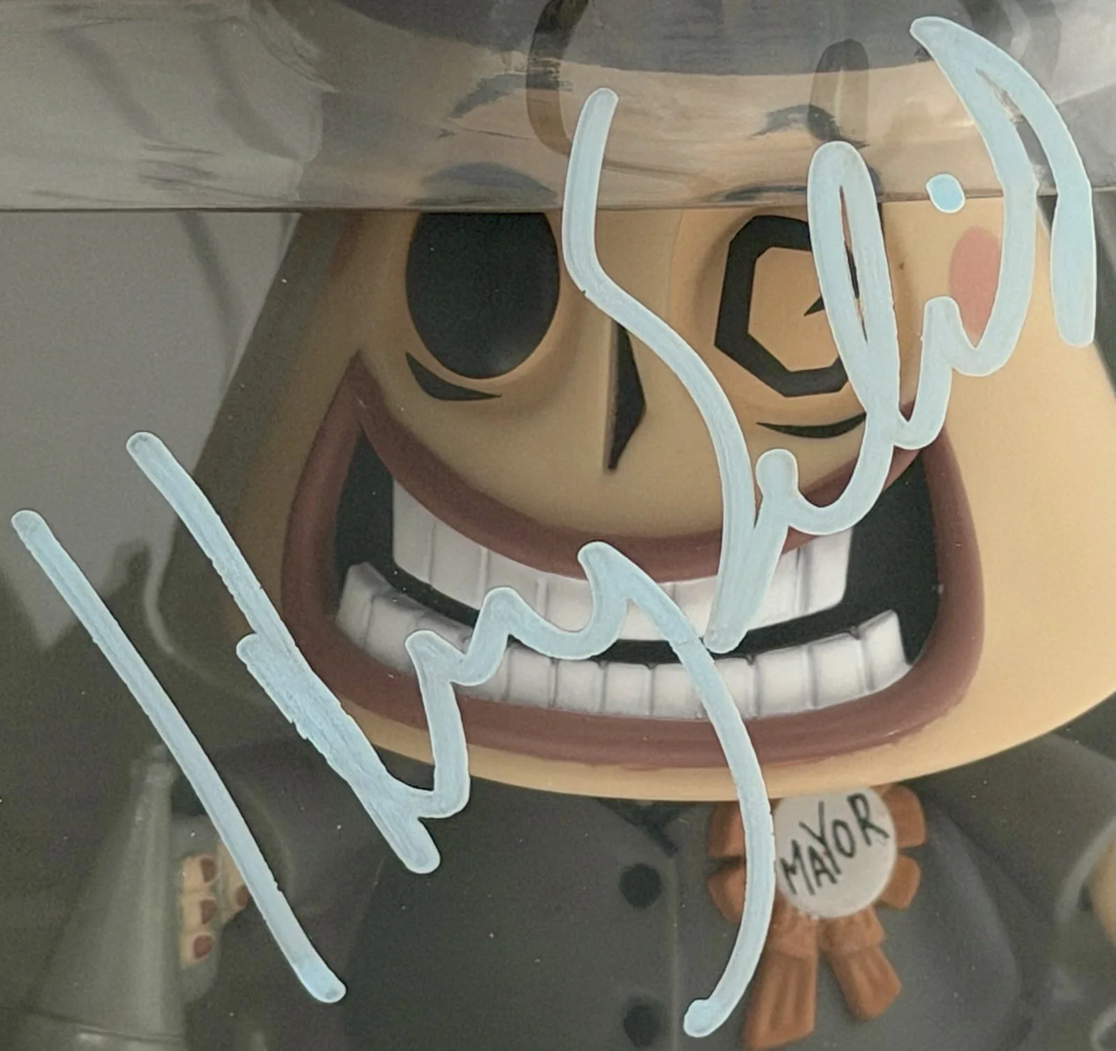 Henry Selick — Henry Selick Signed Mayor Funko Pop Nightmare Before Christmas HA COA +protector, image 2