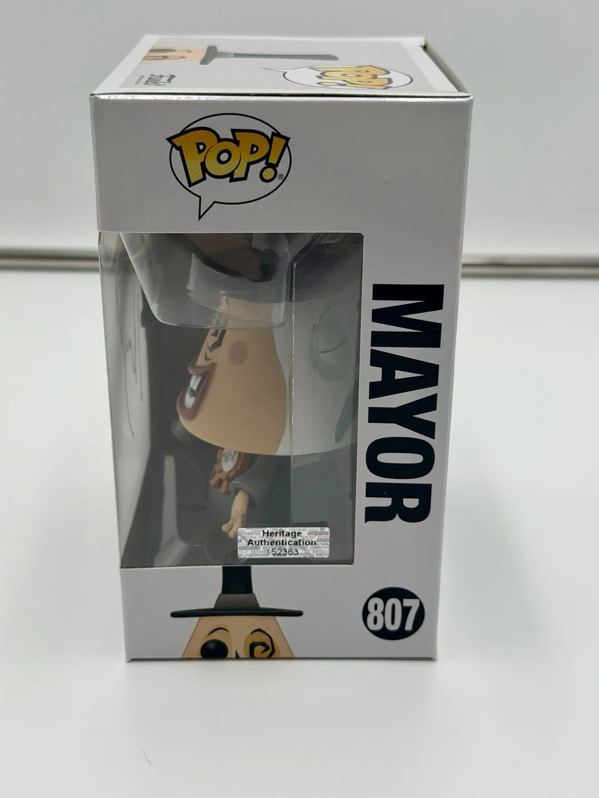 Henry Selick — Henry Selick Signed Mayor Funko Pop Nightmare Before Christmas HA COA +protector, image 3