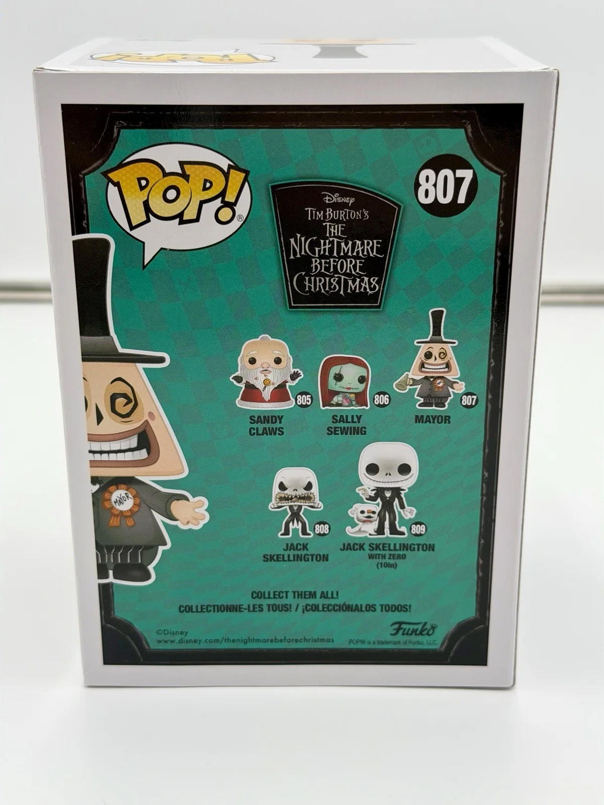 Henry Selick — Henry Selick Signed Mayor Funko Pop Nightmare Before Christmas HA COA +protector, image 4