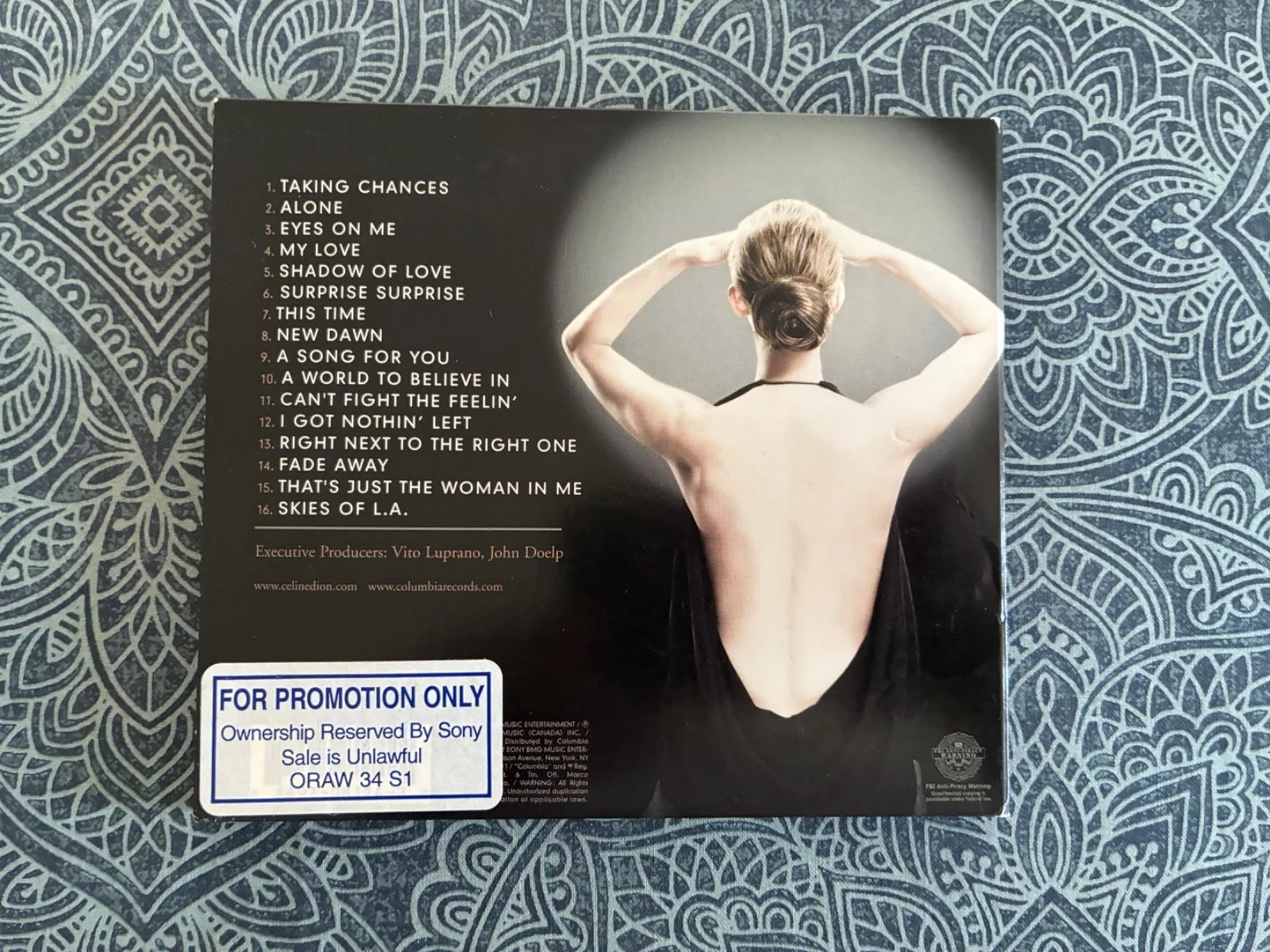 CELINE DION Signed "Taking Chances" PROMO CD - Authentic Hand Signed Autograph, image 4