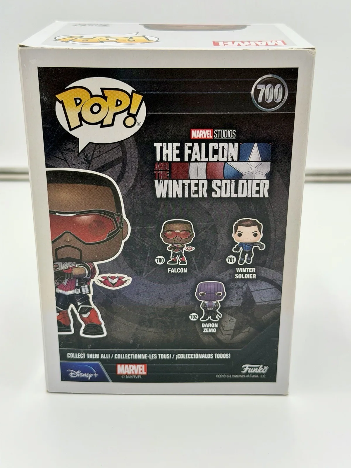 Anthony Mackie — Anthony Mackie Signed Falcon Funko Pop Marvel The Falcon #700 VSA COA +protector, image 4
