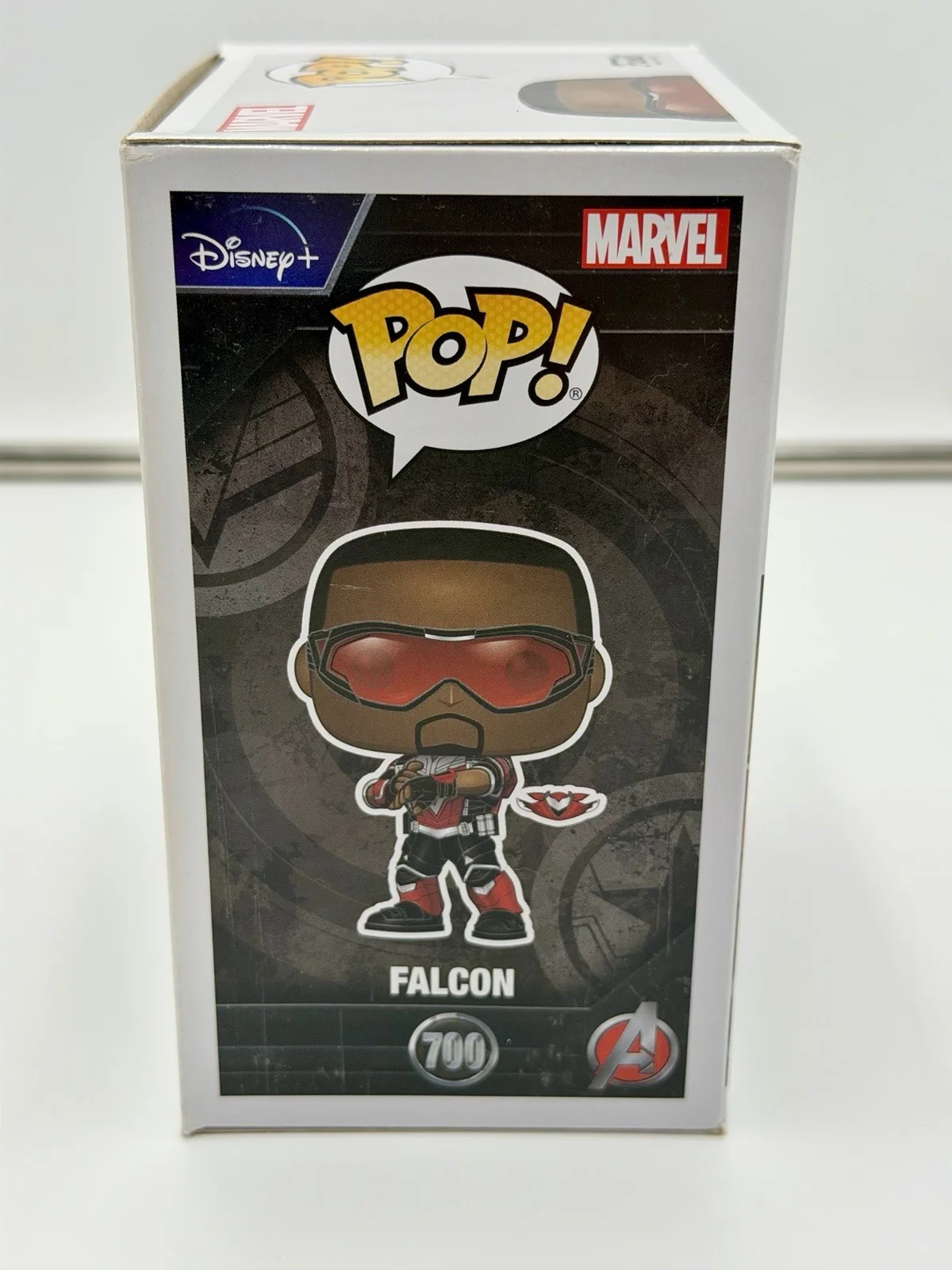 Anthony Mackie — Anthony Mackie Signed Falcon Funko Pop Marvel The Falcon #700 VSA COA +protector, image 5