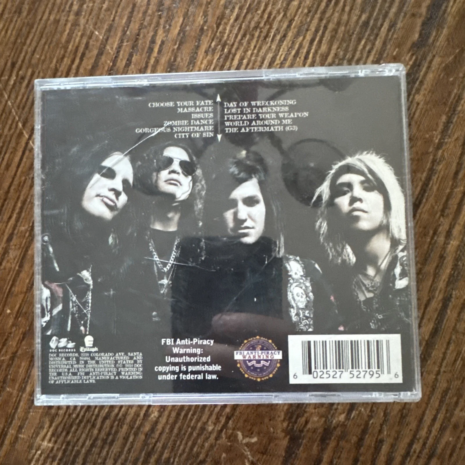 Escape The Fate – Self Titled Autographed Signed CD Booklet, image 2
