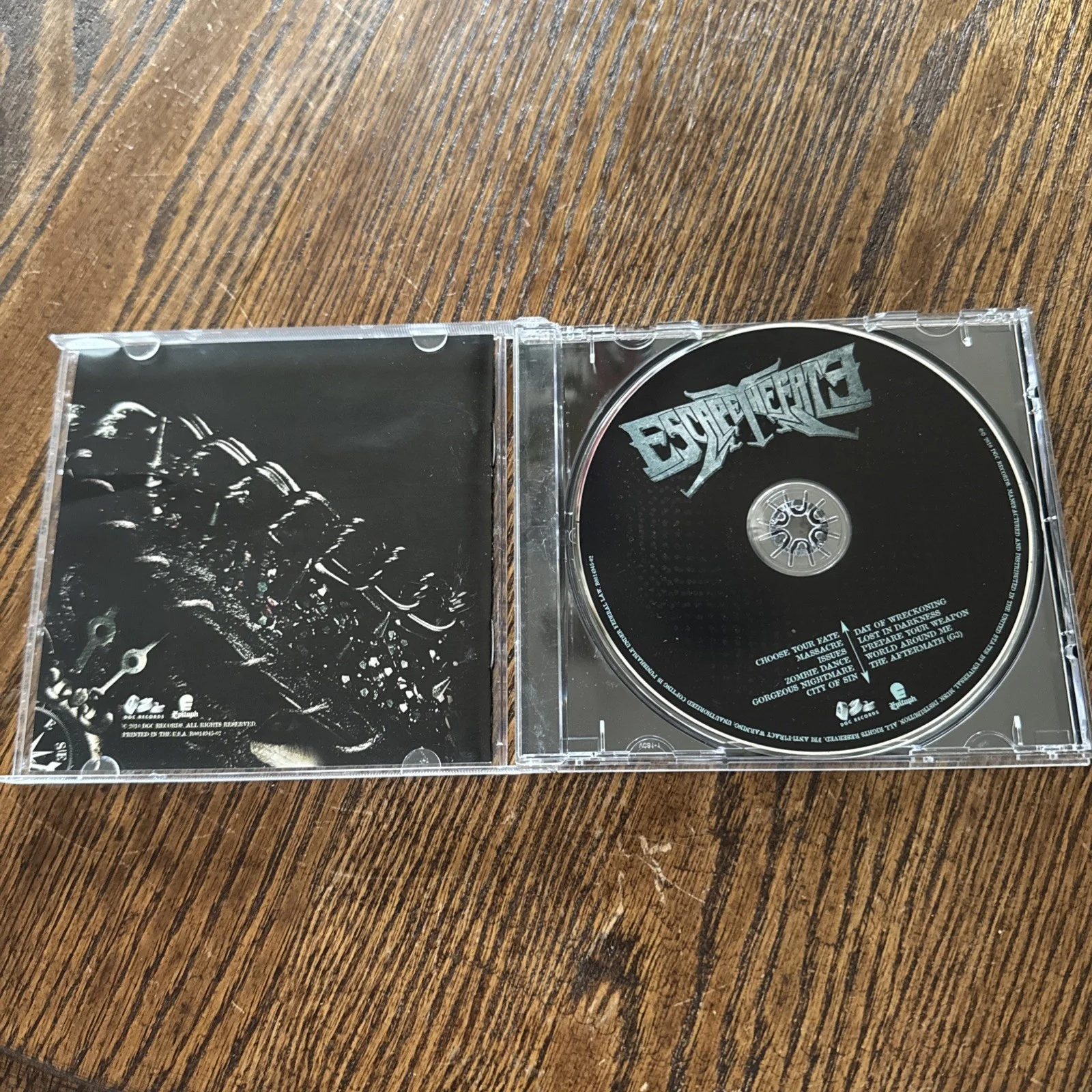 Escape The Fate – Self Titled Autographed Signed CD Booklet, image 3