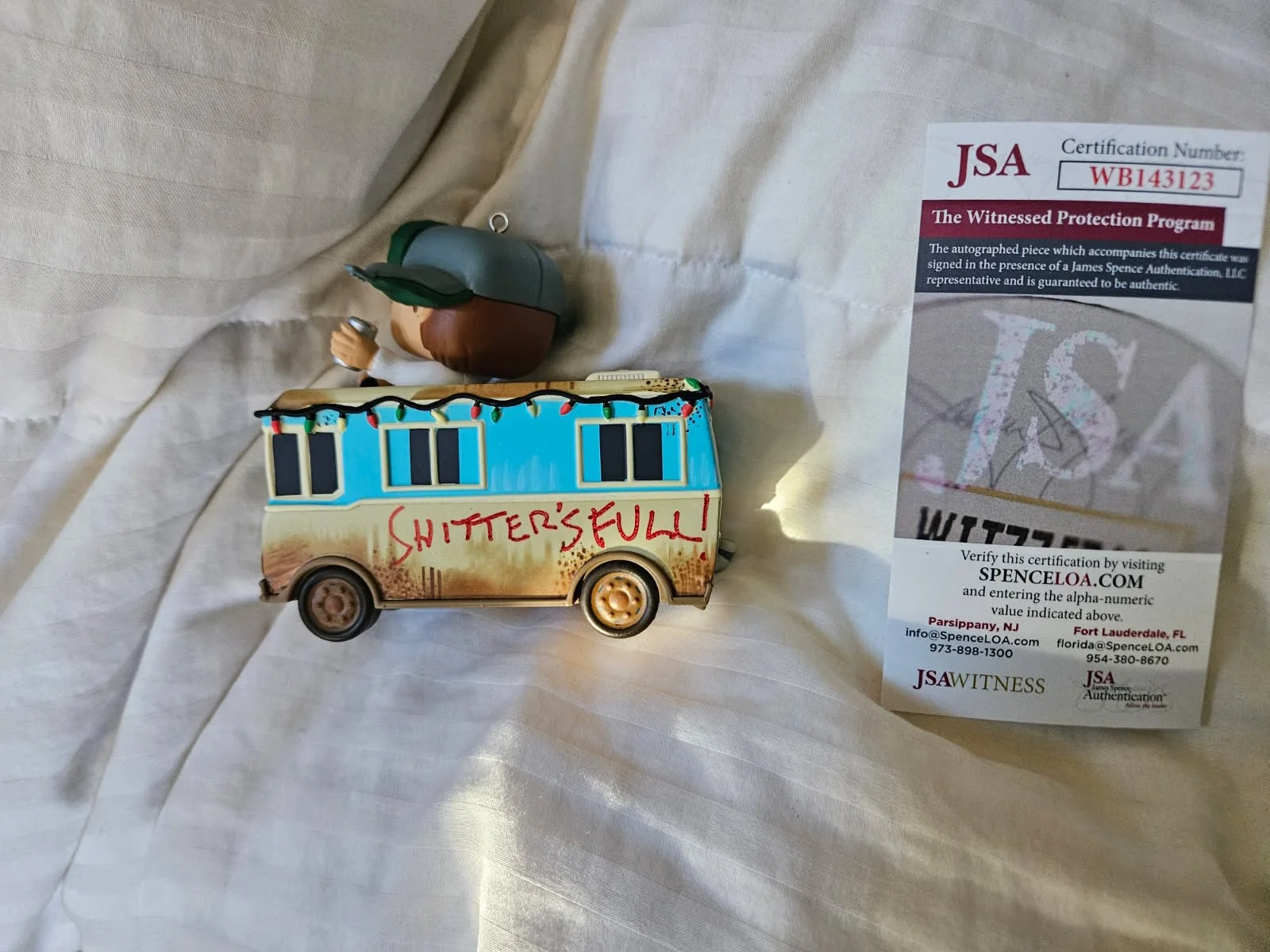 Randy Quaid — Christmas Vacation Randy Quaid Signed Hallmark RV Shi%ERS full added JSA Cert*, изображение 2