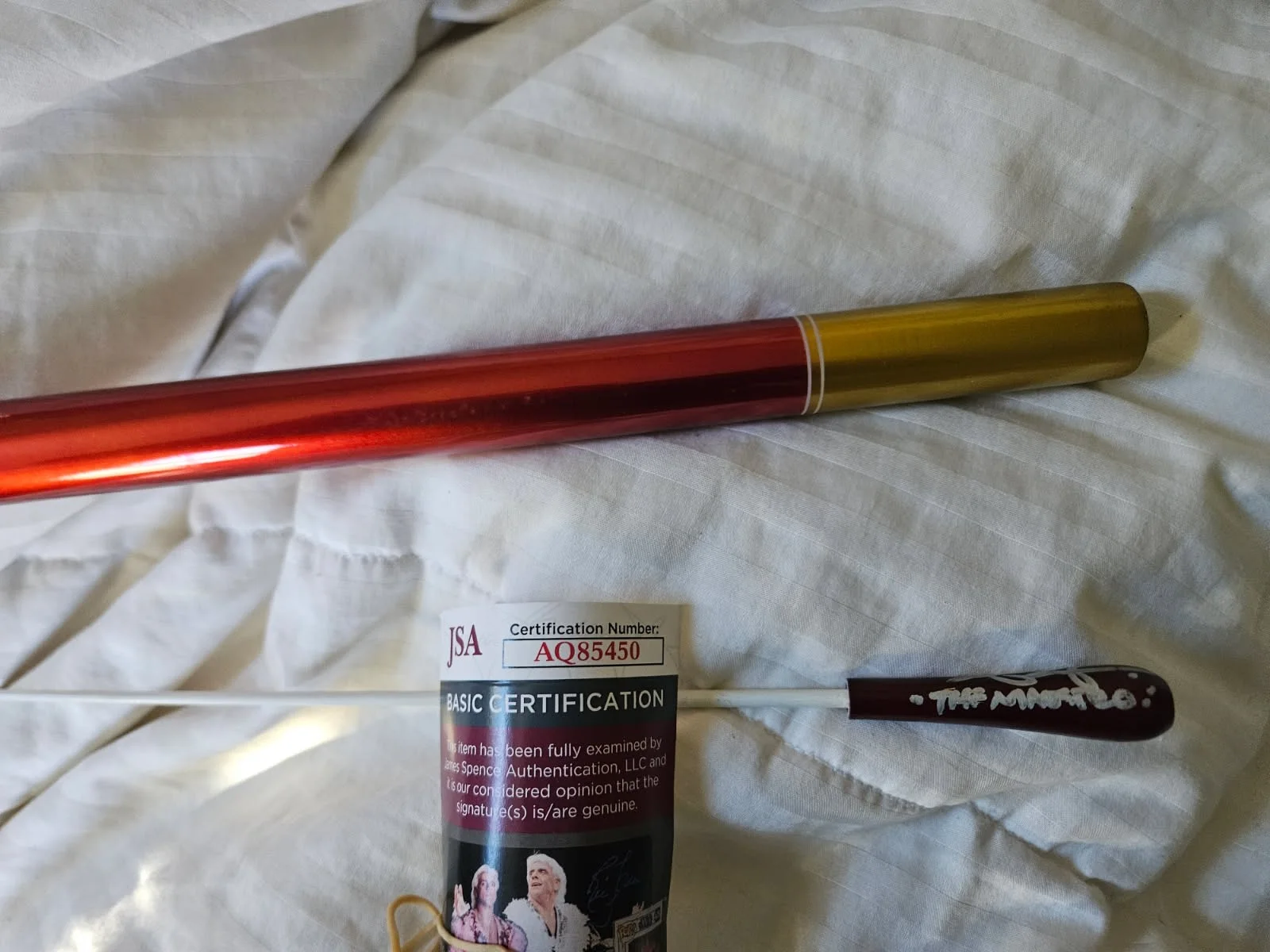 The Maestro — Seinfeld The Maestro autographed baton Mark Metcalf JSA Certified, image 2