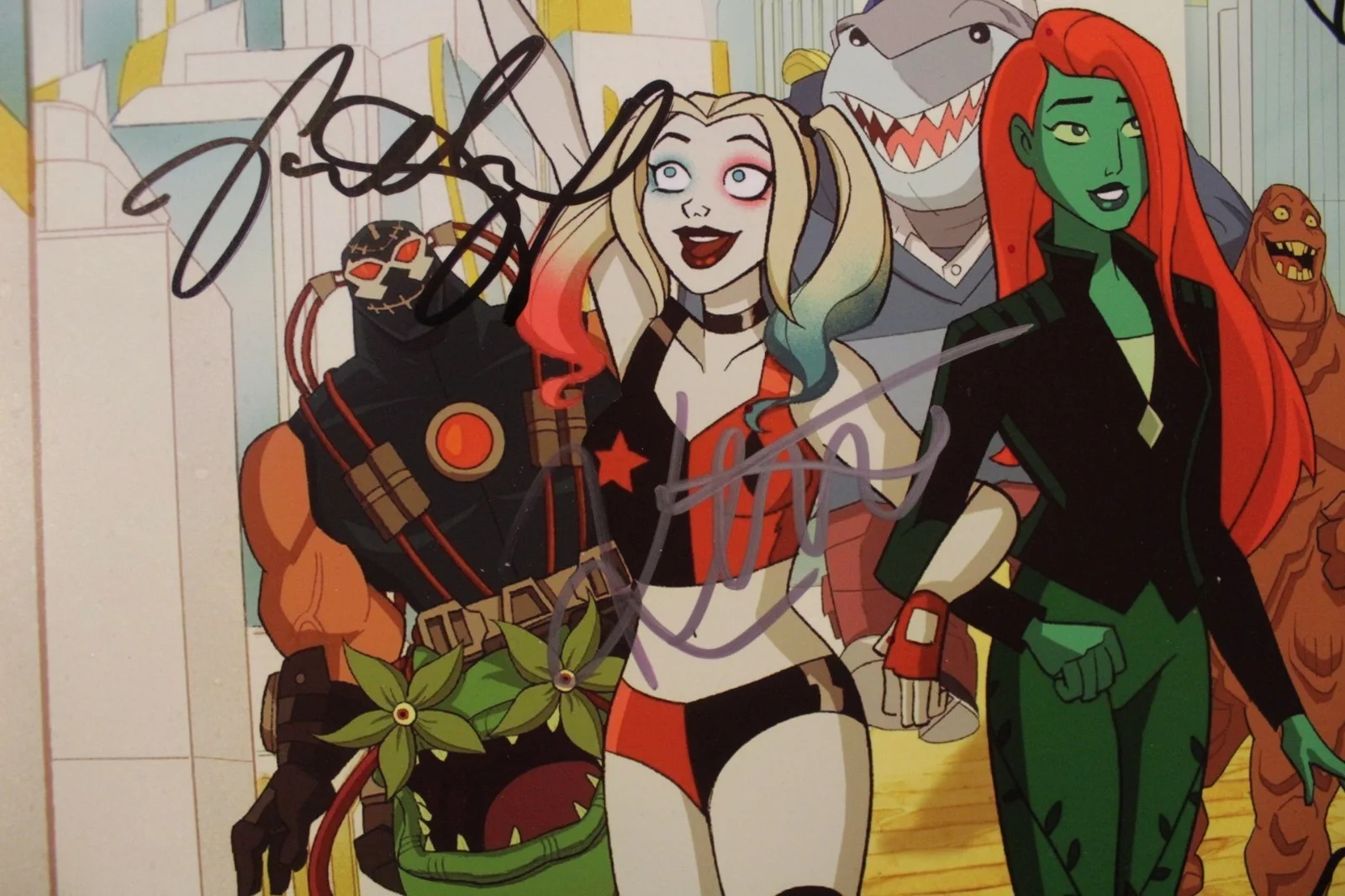Cast Members — Signed Poster - Harley Quinn - DC - Lake Bell, Kaley Cuoco, 13x19 + COA., image 3