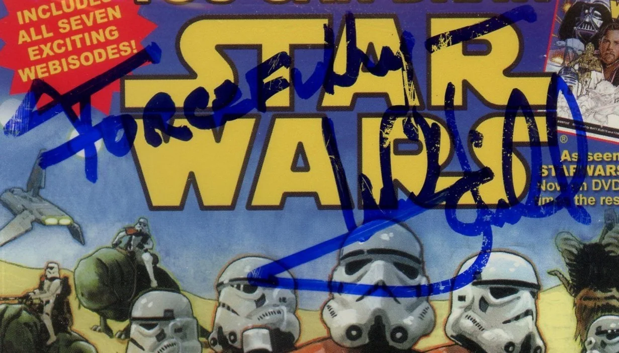 Mark Hamill — Mark Hamill ~ Signed Autographed "Forcefully" Star Wars DVD ~ PSA DNA Encased, image 2