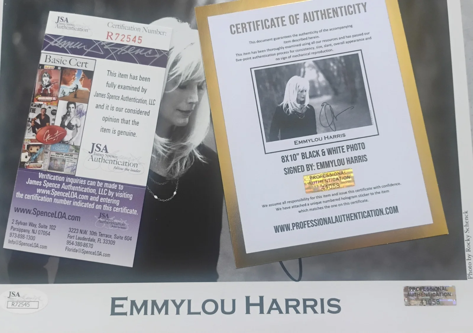 Emmylou Harris Hand Signed Autograph 8x10 Photo JSA COA - NO US TARIFFS, изображение 4