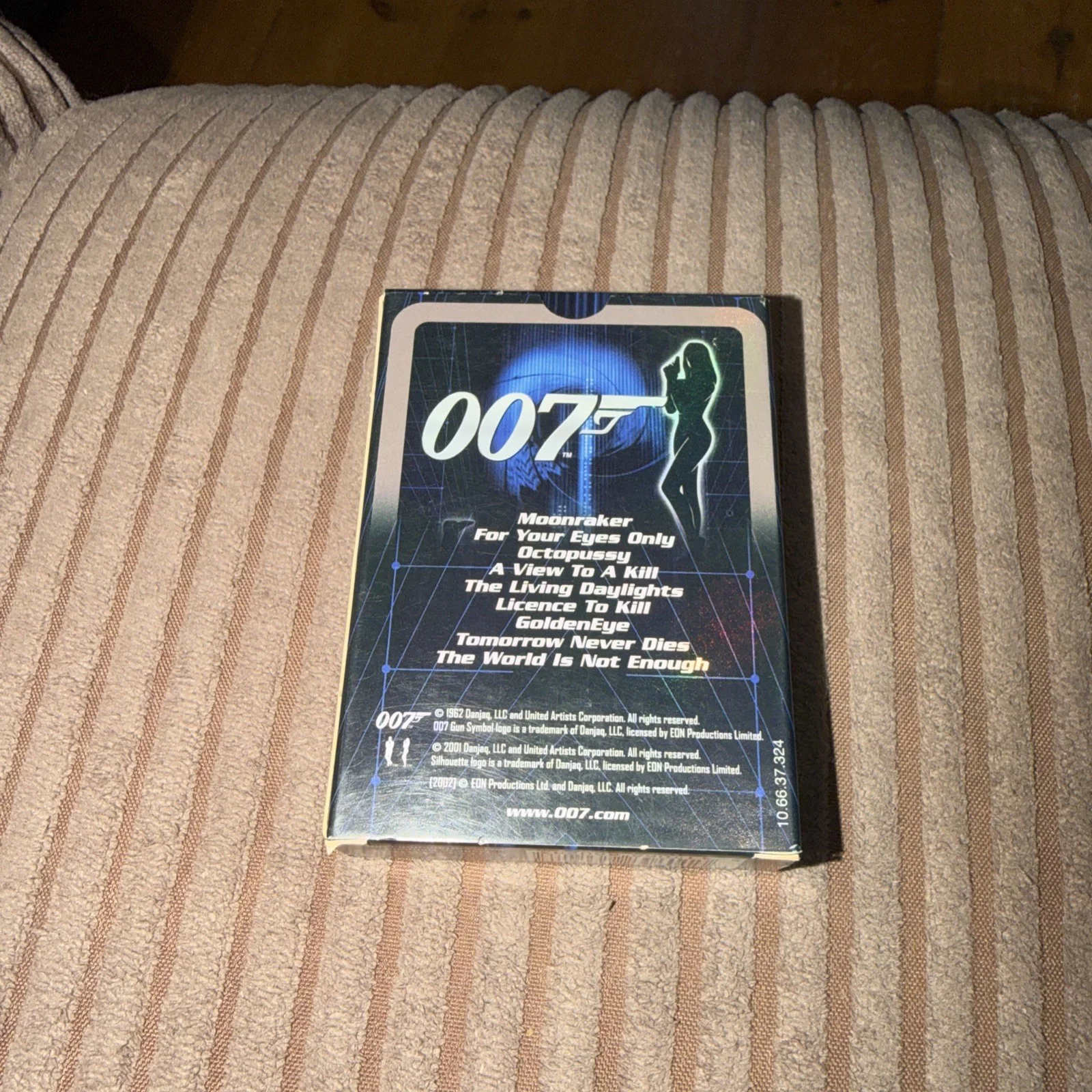 NEW James Bond 007 Playing Cards Films 11-19 With 52 Original Pictures 2002, изображение 2