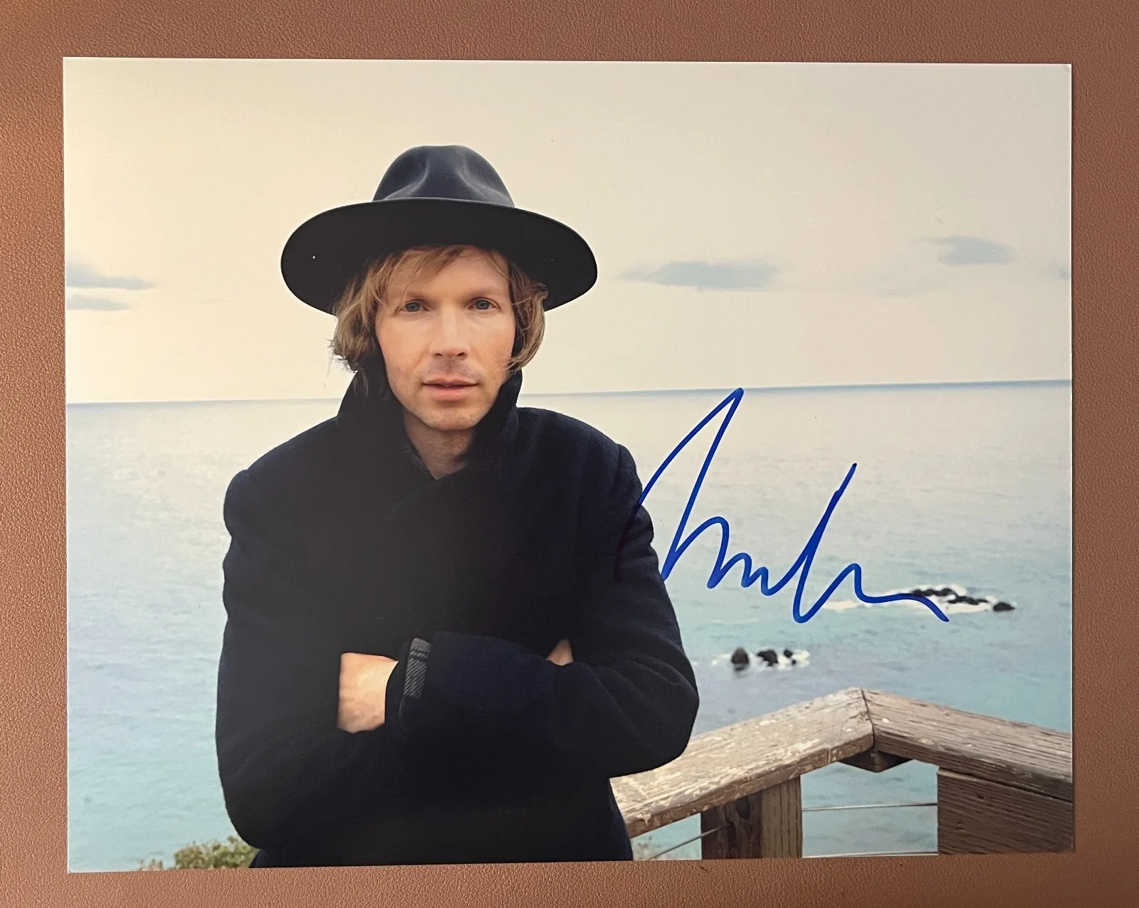 BECK Signed•Young Auto Pic "SINGER SONGWRITER" 8x10 MINT•Todd Mueller Autographs, image 3