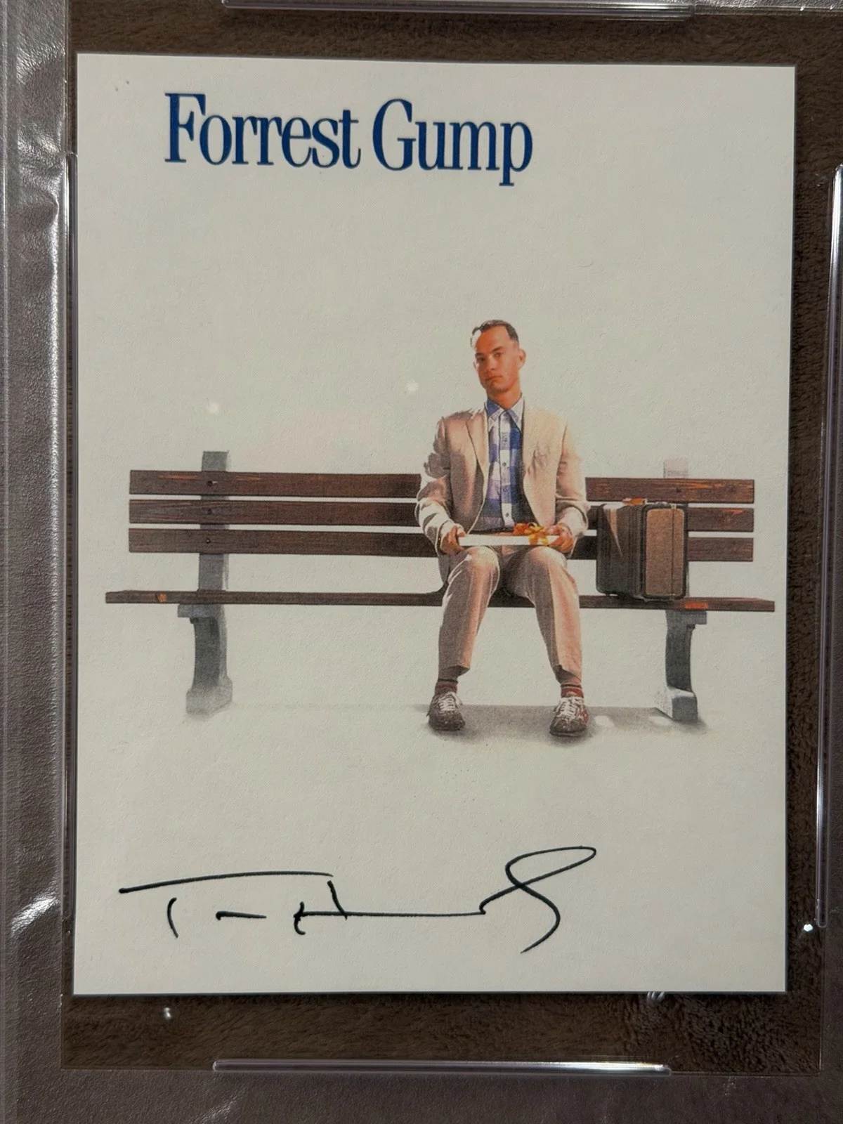 Tom Hanks Signed Forrest Gump Print PSA Autograph Authentic Woody Toy Story, изображение 2
