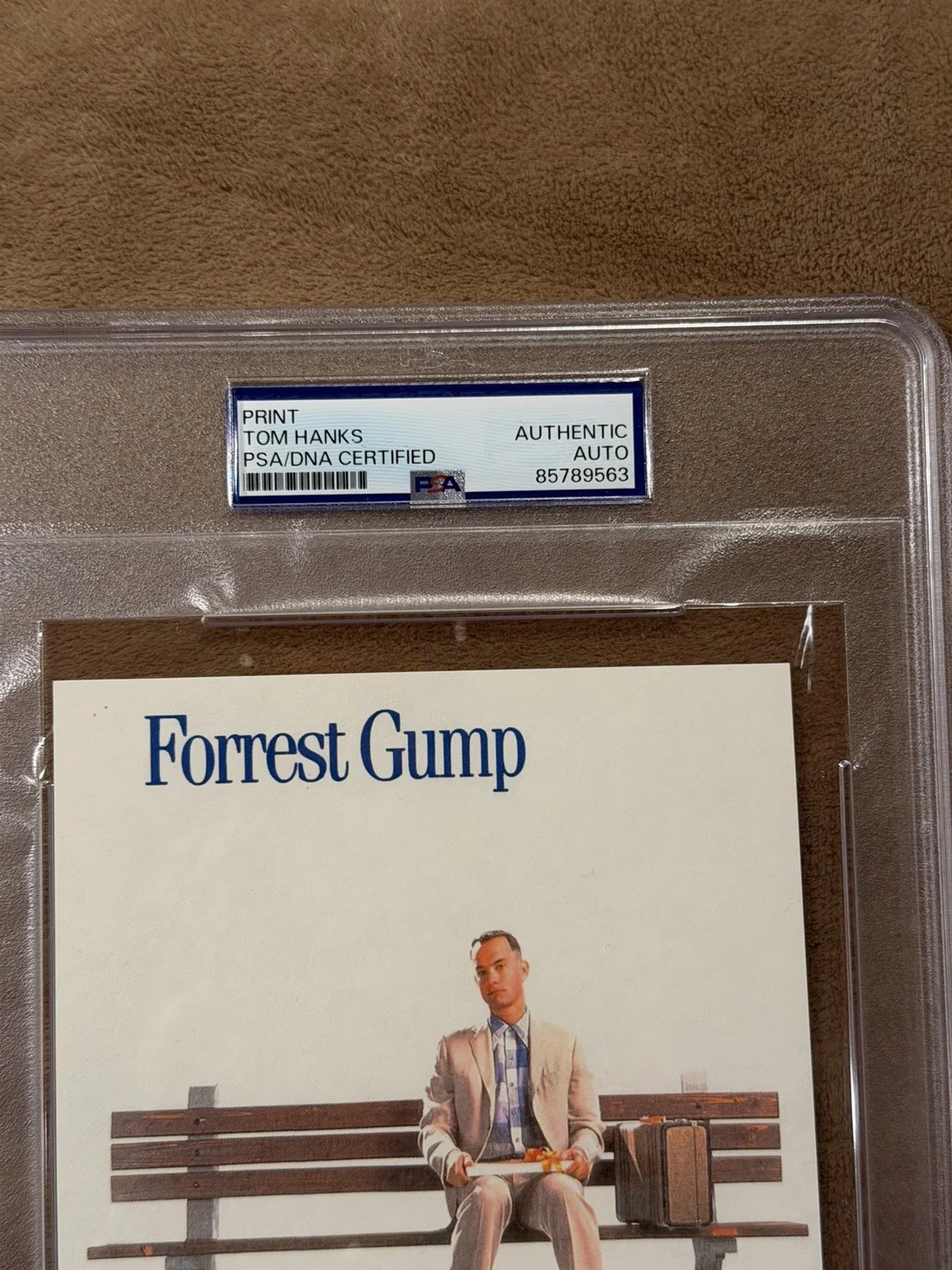 Tom Hanks Signed Forrest Gump Print PSA Autograph Authentic Woody Toy Story, изображение 3