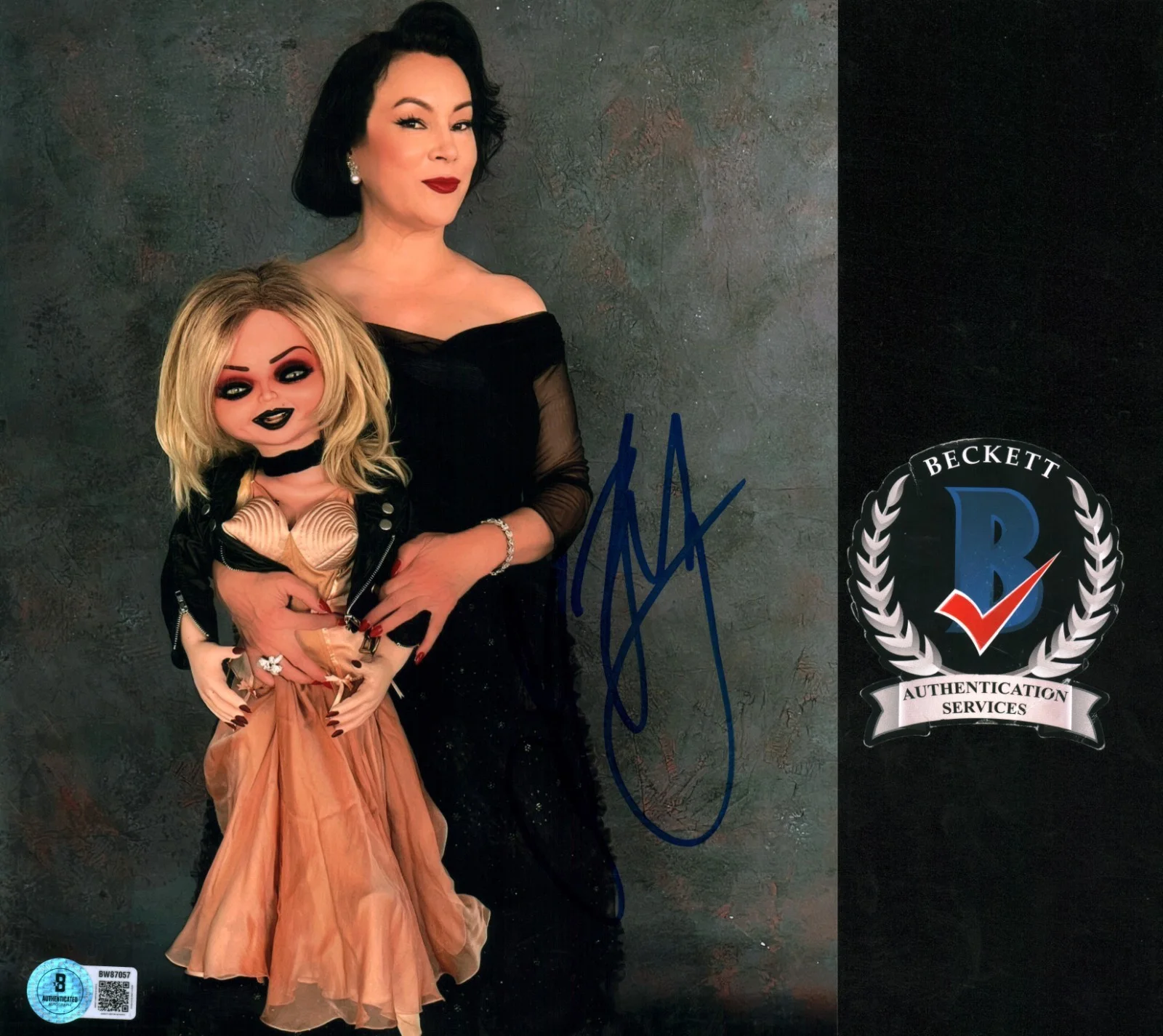 jennifer tilly — Jennifer Tilly Signed The Bride Of Chucky Tiffany 8x10 Photo BAS COA