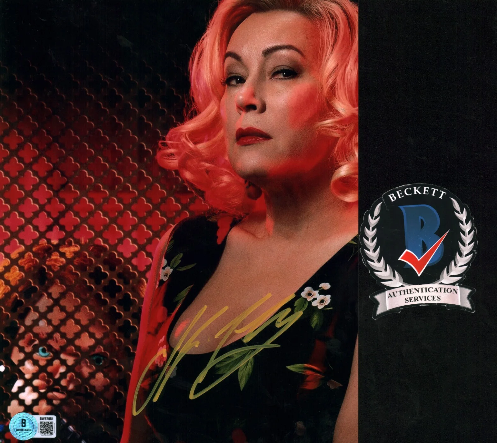 jennifer tilly — Jennifer Tilly Signed The Bride Of Chucky Tiffany 8x10 Photo BAS COA
